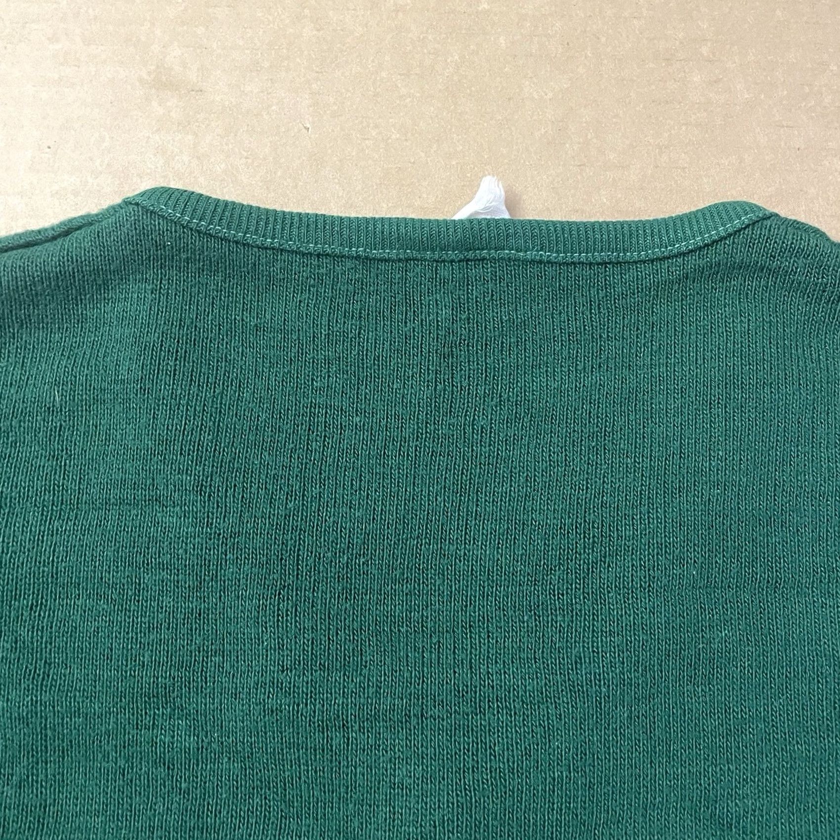 Velva Sheen VINTAGE Velva Sheen Concordia Academy Band V Neck Sweater Men Adult Medium Green Gray 1/4 Zip School Preppy Retro 90s Pullover Knits Sweater, Mens Size US M / EU 48-50 / 2 - 7 Thumbnail