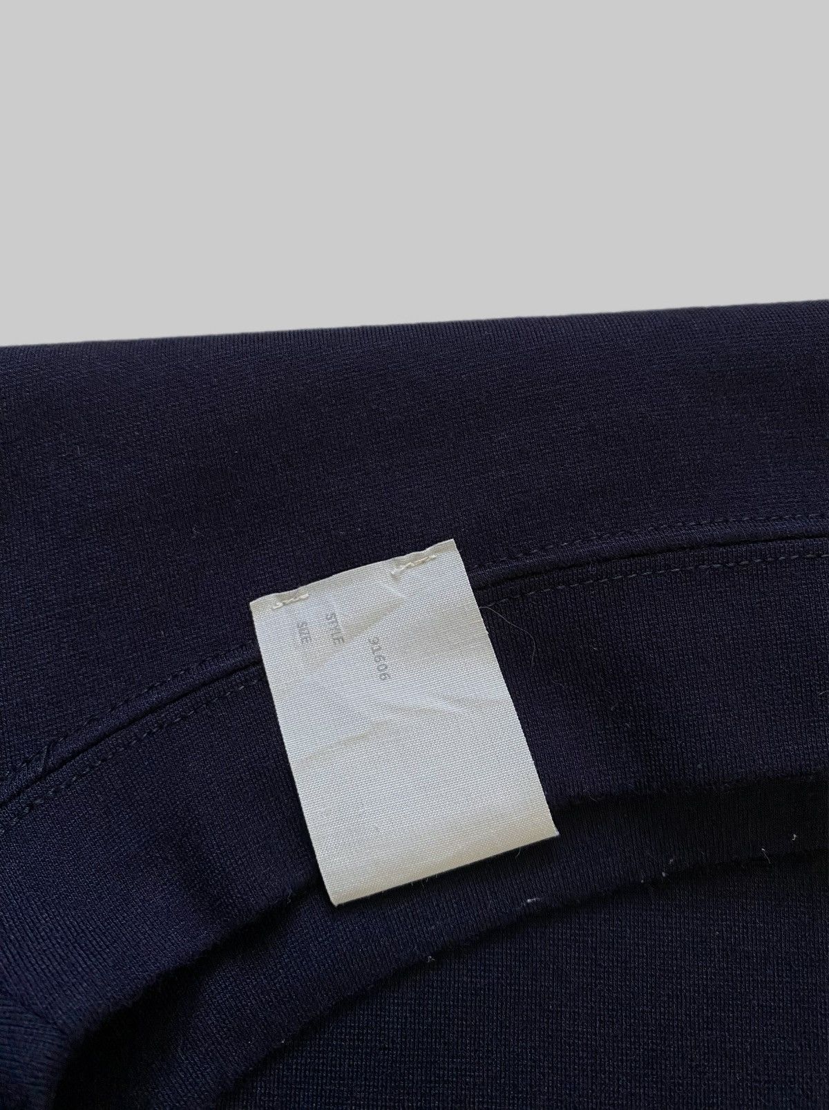 N.Hoolywood N.Hoolywood Front Zip Panel Boxy T-Shirt - Navy Size US S / EU 44-46 / 1 - 5 Thumbnail