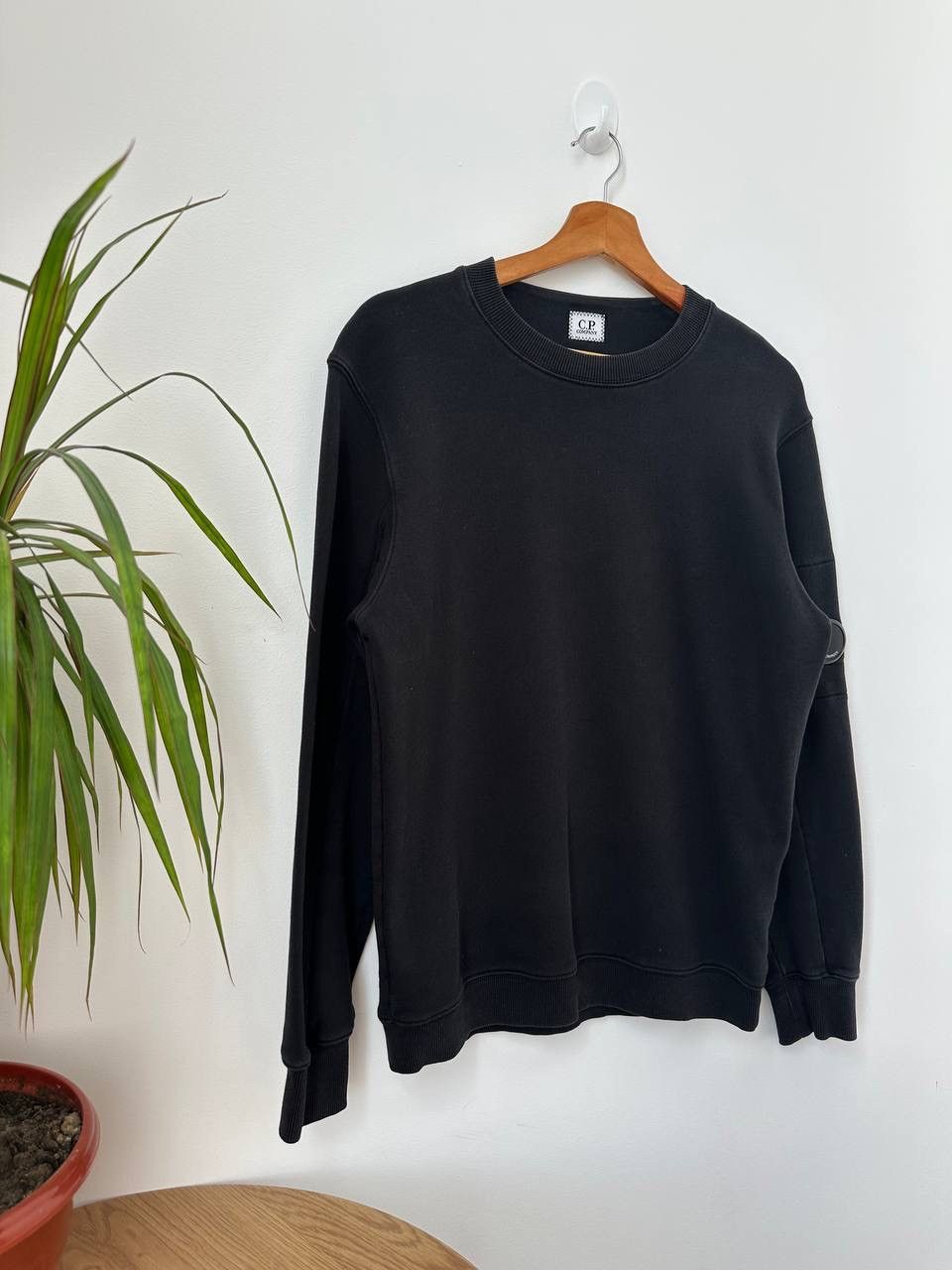 C.P. Company × Vintage Vintage CP.Company Black Diagonal Raised Sweatshirt Size US S / EU 44-46 / 1 - 3 Thumbnail