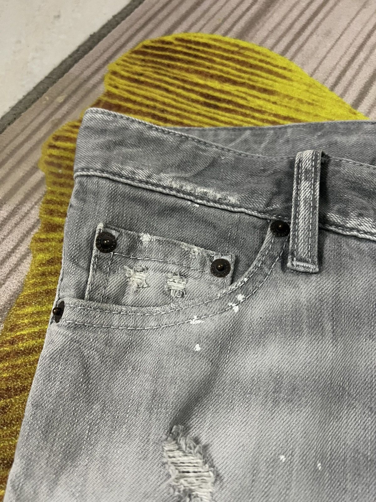 Dsquared2 💥Vintage Dsquared2 Distress Faded Jean Size US 32 / EU 48 - 13 Thumbnail