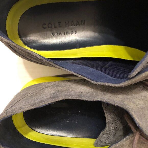 Cole Haan COLE HAAN MEN'S GRAY LEATHER CASUAL SHOES SIZE: 11W Size US 11 / EU 44 - 3 Thumbnail