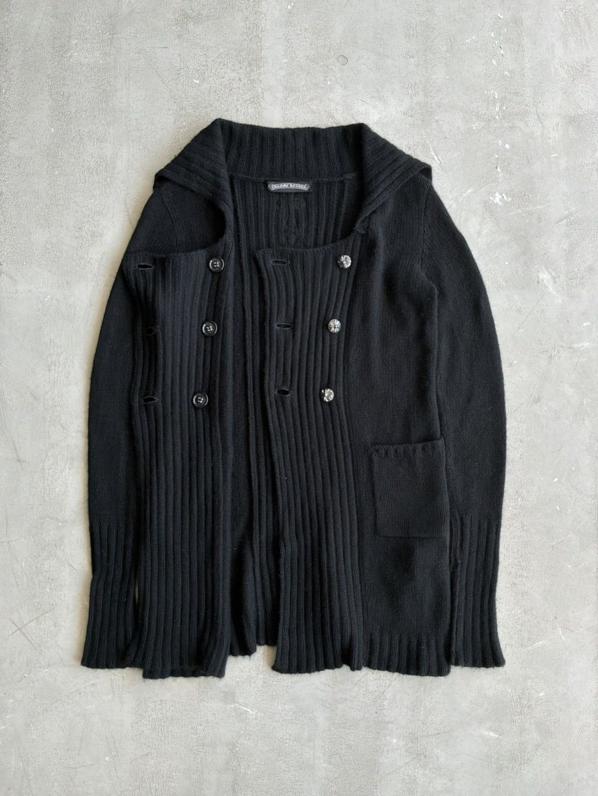 Chrome Hearts 1/1 VIP SPECIAL ORDER CROSS PATCHES CASHMERE CARDIGAN COAT Size US S / EU 44-46 / 1 - 3 Thumbnail