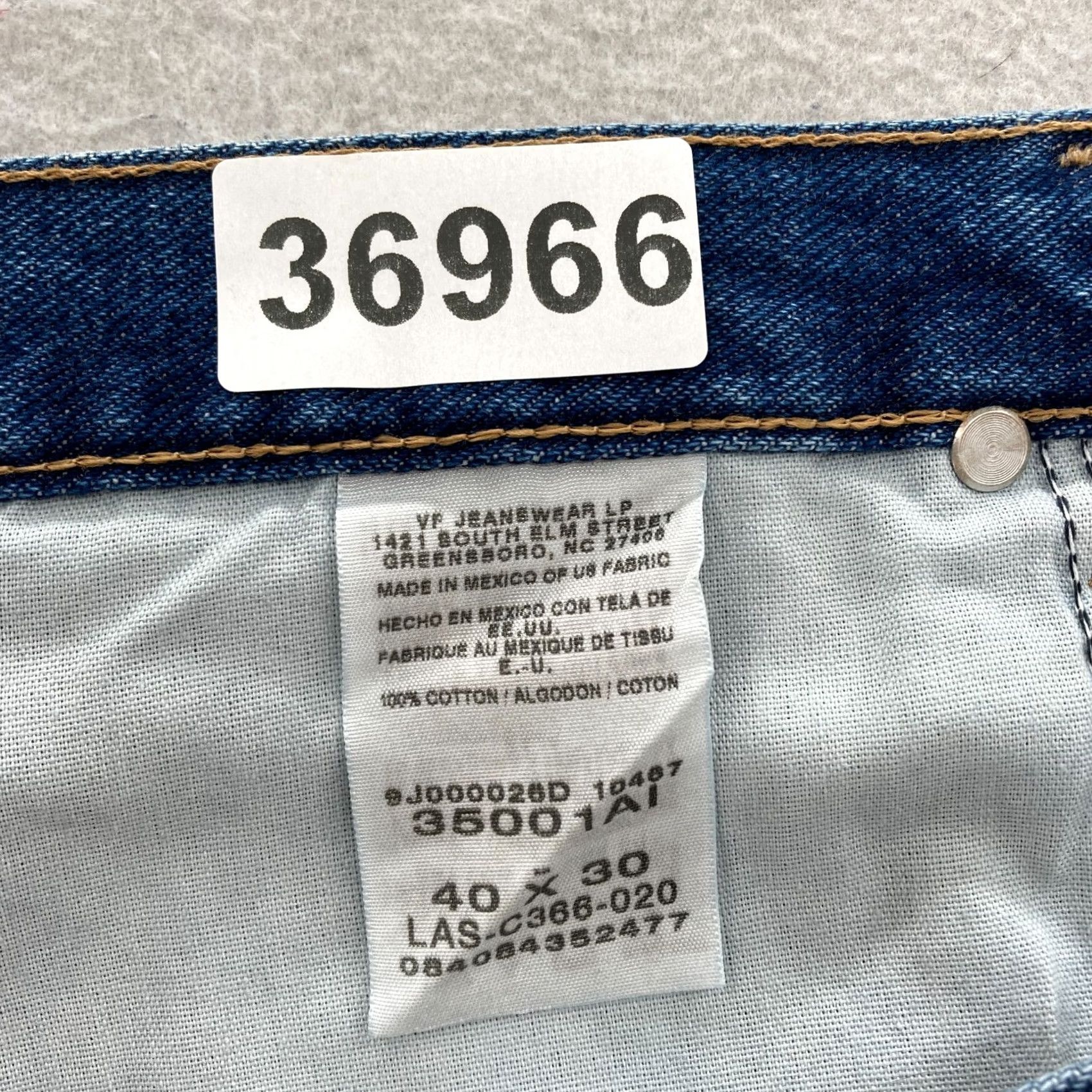 Wrangler Wrangler Jeans Mens 40x30 Relaxed Fit Straight Leg Dark Blue Denim Wrangler Rugged Wear Jeans Mens 40x30 Relaxed Fit Straight Leg Dark Blue Denim Size US 40 / EU 56 - 5 Thumbnail
