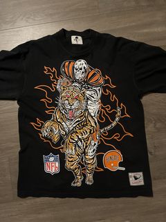 Warren Lotas x NFL Chiefs Super Bowl Black Tee Size Small