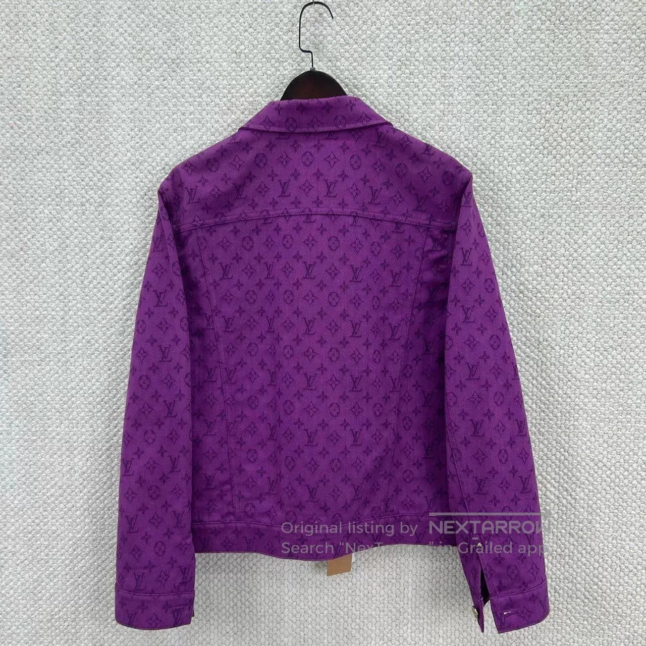Louis Vuitton Louis Vuitton Purple Monogram Denim Jacket. Size US L / EU 52-54 / 3 - 2 Thumbnail