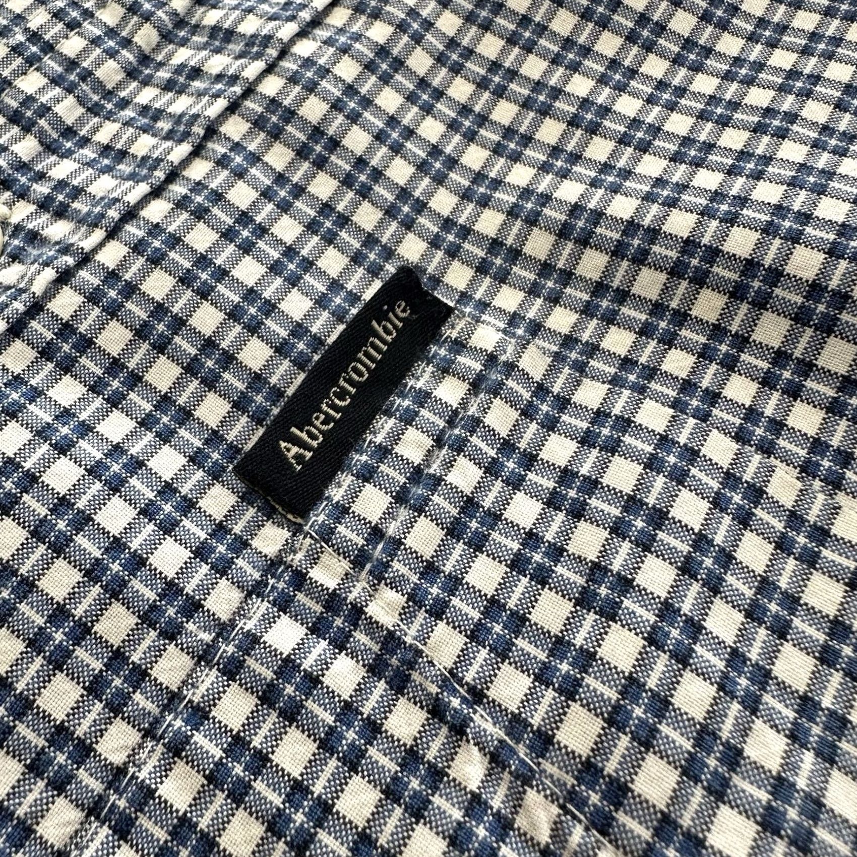 Abercrombie & Fitch Abercrombie & Fitch Shirt Mens XL Muscle Vintage Y2K Button Up Long Sleeve Plaid Size US XL / EU 56 / 4 - 2 Thumbnail