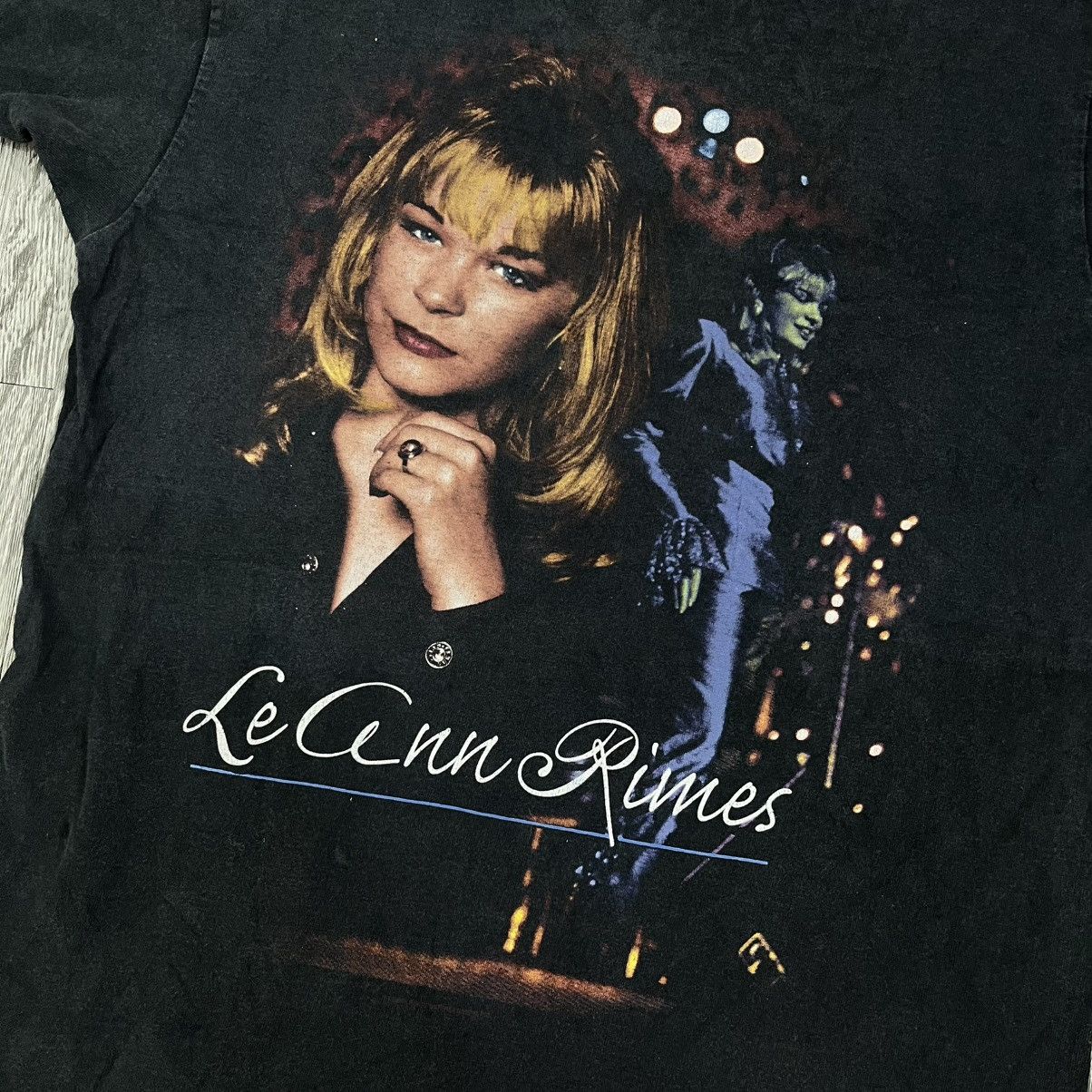 Band Tees Vintage LeAnn Rimes 1990 Tennessee River Gold Country Size US M / EU 48-50 / 2 - 2 Thumbnail