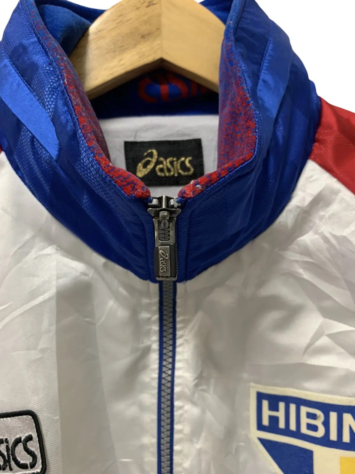 Asics Rare ASICS Japan Hibino Soccer Windbreaker Size US L / EU 52-54 / 3 - 6 Thumbnail