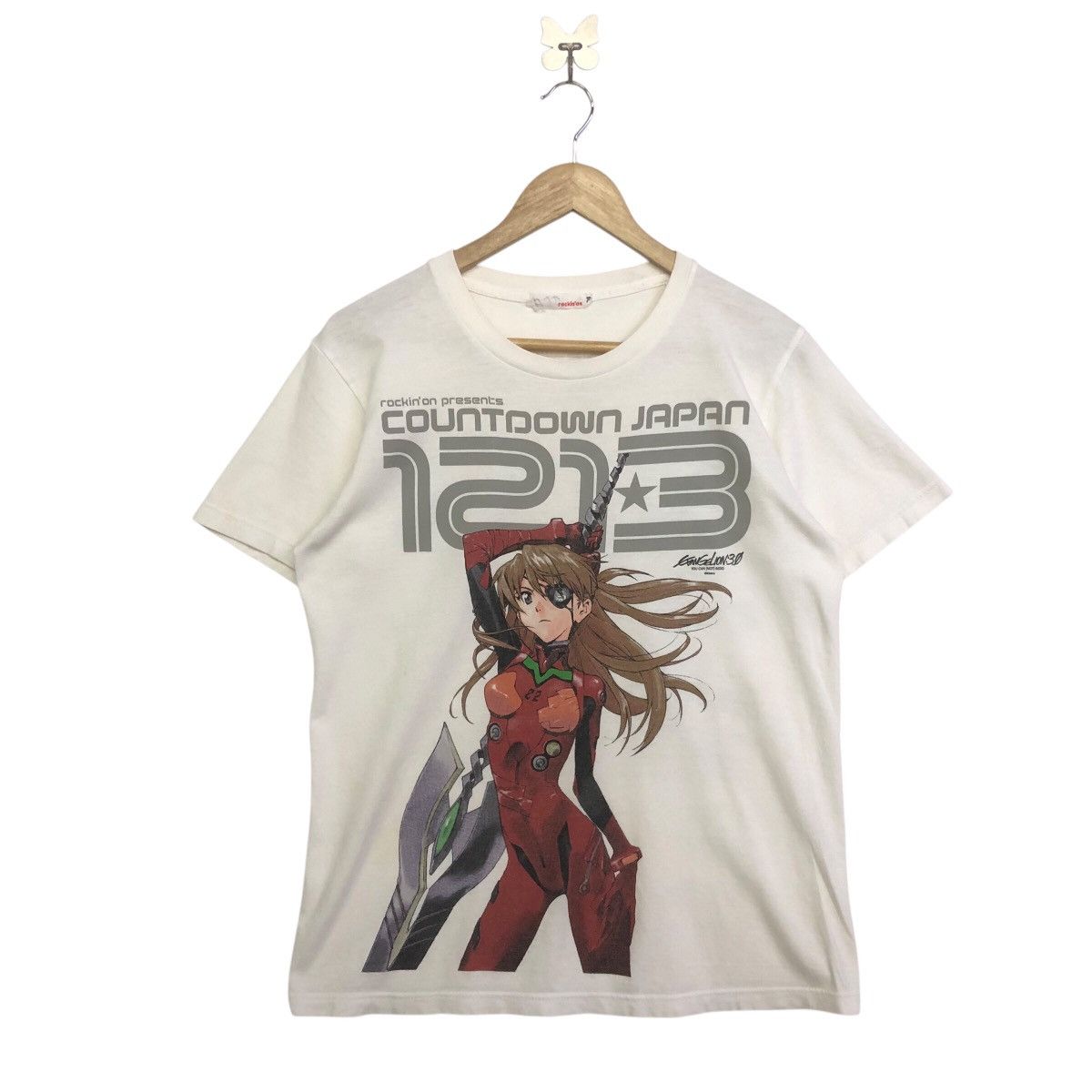 Anime Evangelion Asuka Langley Soryu X Rockin’on Japan Concert Tee Size US M / EU 48-50 / 2 - 1 Thumbnail