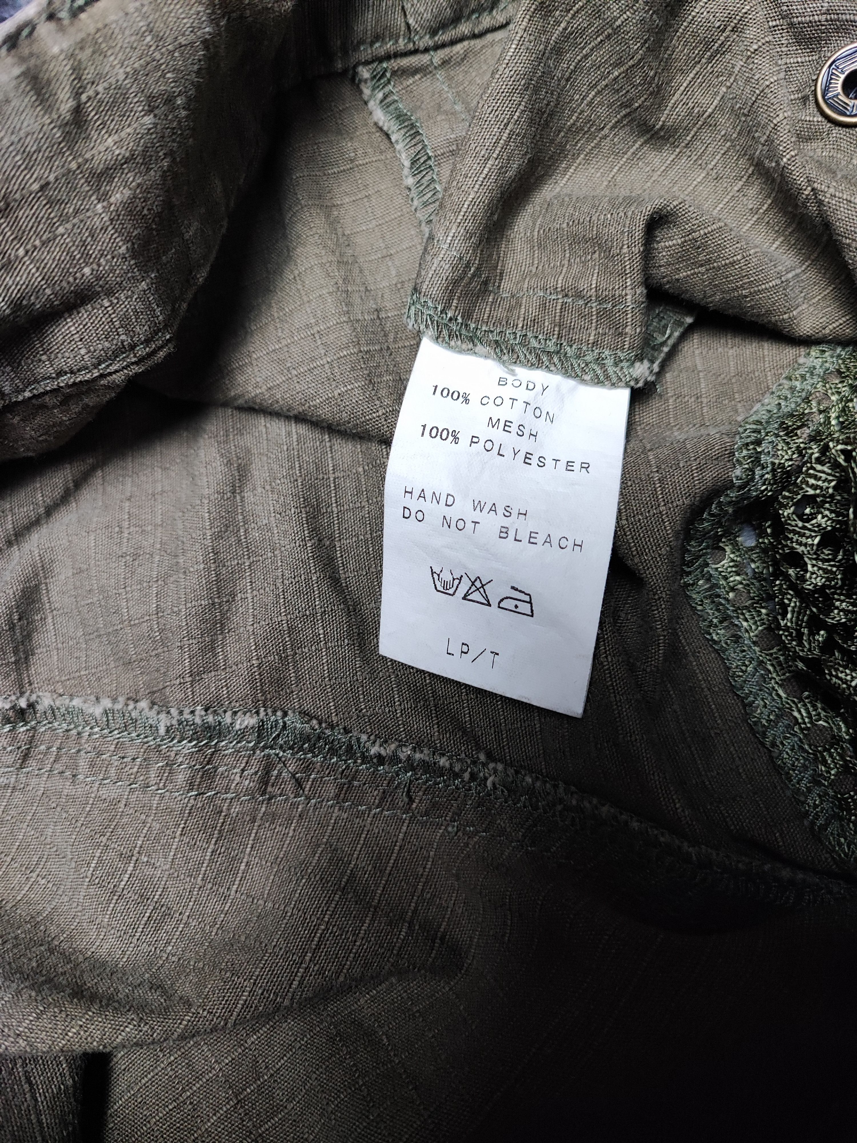 If Six Was Nine Vintage LB-03 Bondage Punk Cargo Mesh Military Pants Size US 28 / EU 44 - 14 Thumbnail