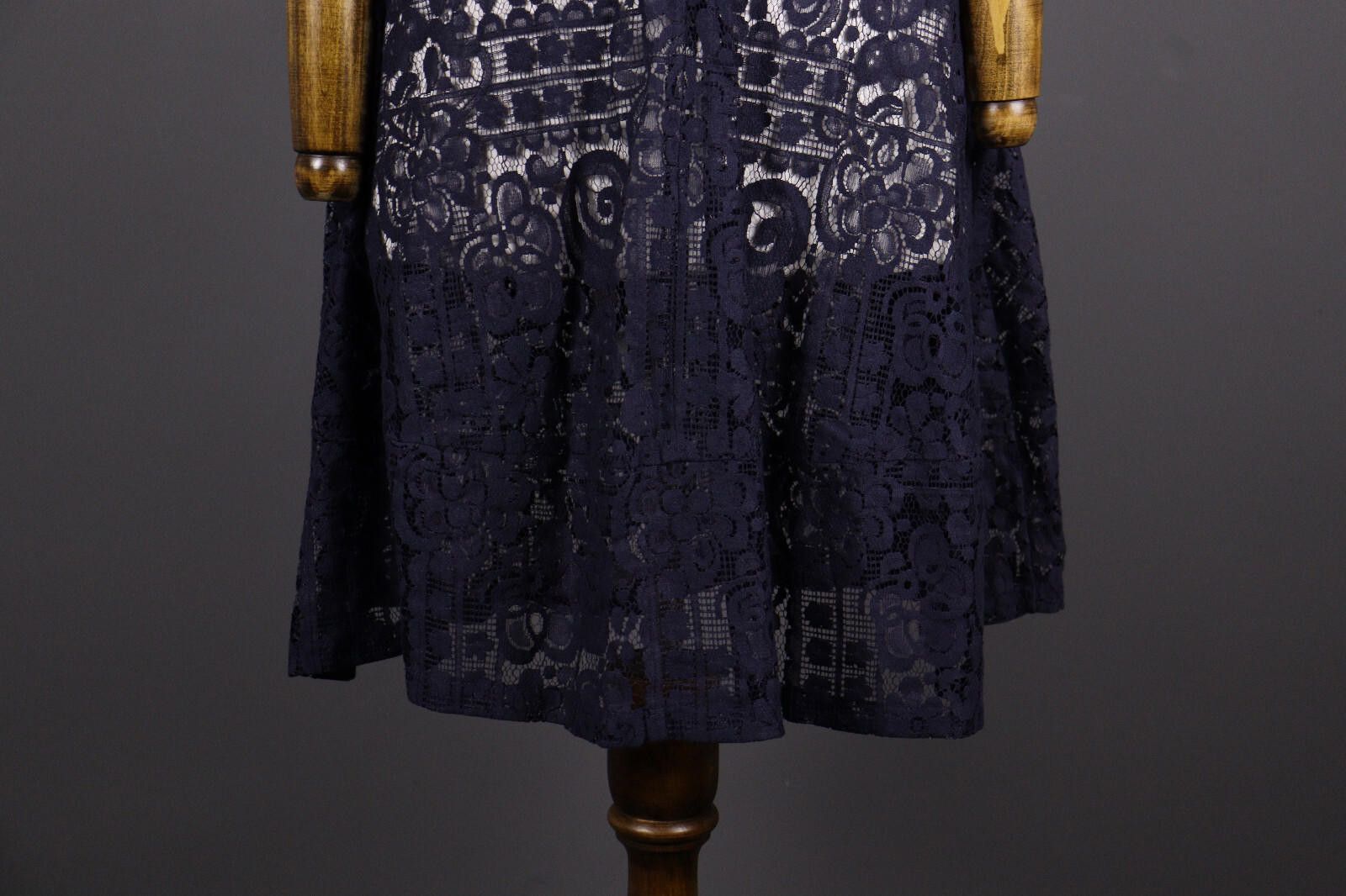 Designer Max Mara Studio Blue Mesh Lace Floral US 2 / 36 / UK 4 Size M / US 6-8 / IT 42-44 - 7 Thumbnail