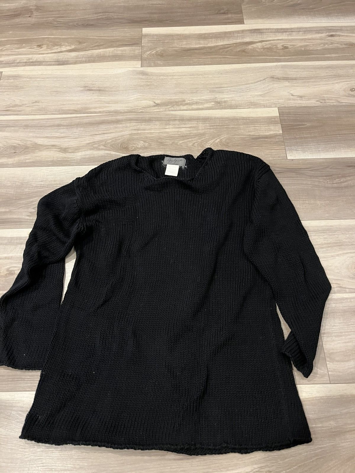 Yohji Yamamoto RARE 90s Yohji cotton knit sweater size M Size US M / EU 48-50 / 2 - 2 Thumbnail