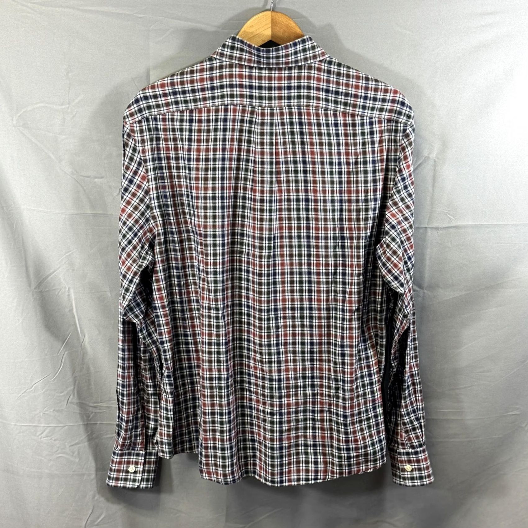 Ralph Lauren VINTAGE? No. Lauren Ralph Lauren Shirt Mens Large Plaid Button Down Long Sleeve Stretch Size US M / EU 48-50 / 2 - 2 Thumbnail