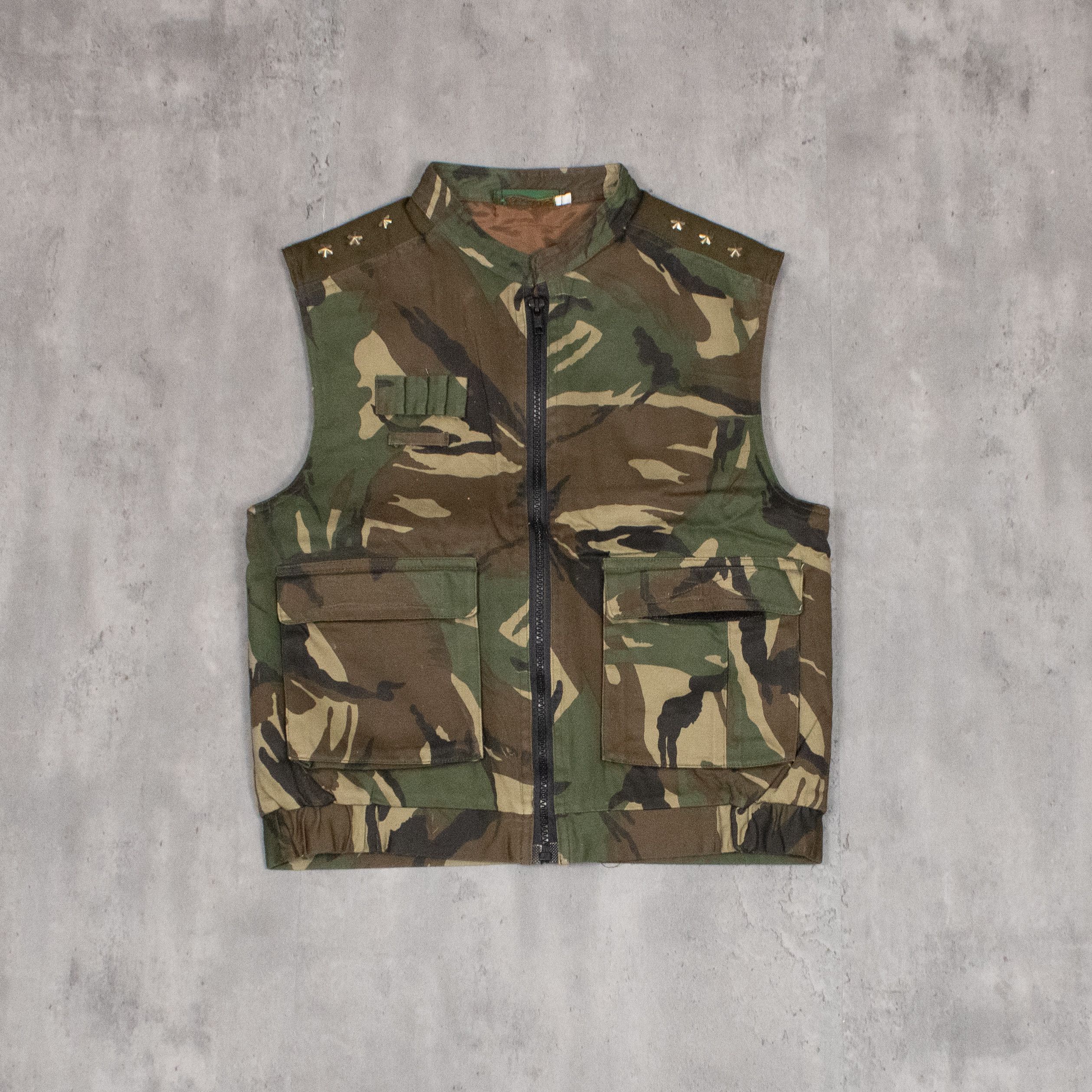 Japanese Brand Y2K 2000's Coaster Woodland Camo Marine Core Tactical Vest Size US XS / EU 42 / 0 - 3 Thumbnail
