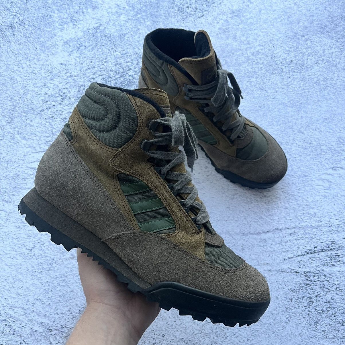 Brown Hi Tec Boots 90s Vintage Hi-Tec Pecos Brown Blue Size Lace