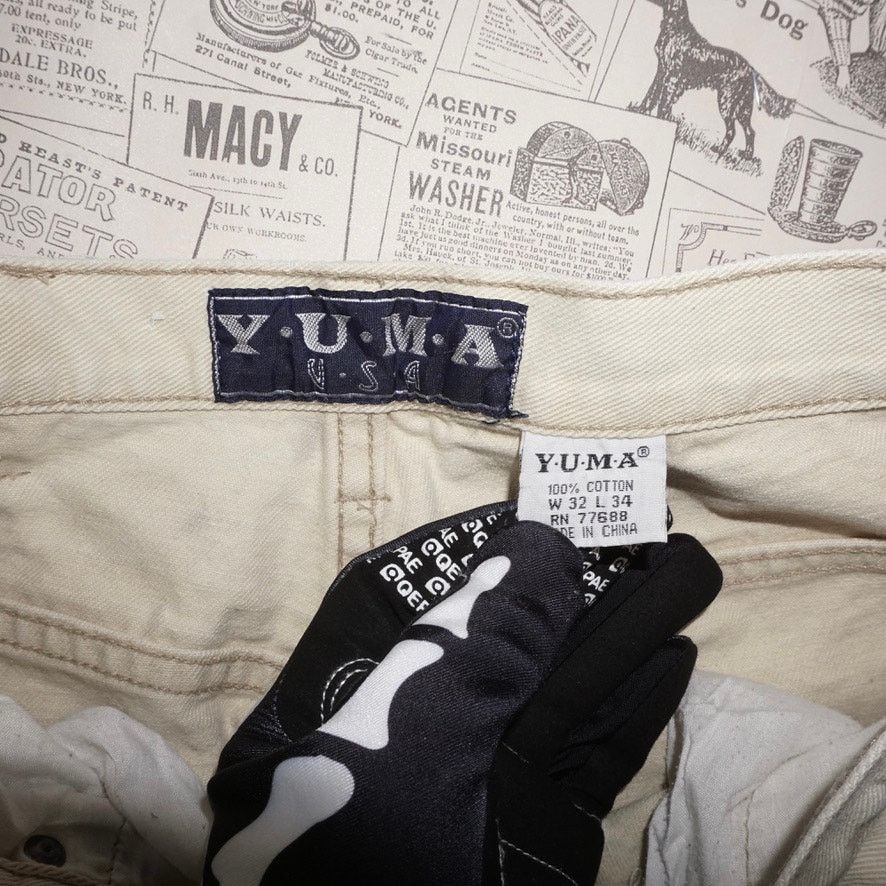 Vintage 32 - Vintage Y2K Yuma USA carpenter heavy faded 2000s pants Size US 32 / EU 48 - 3 Thumbnail