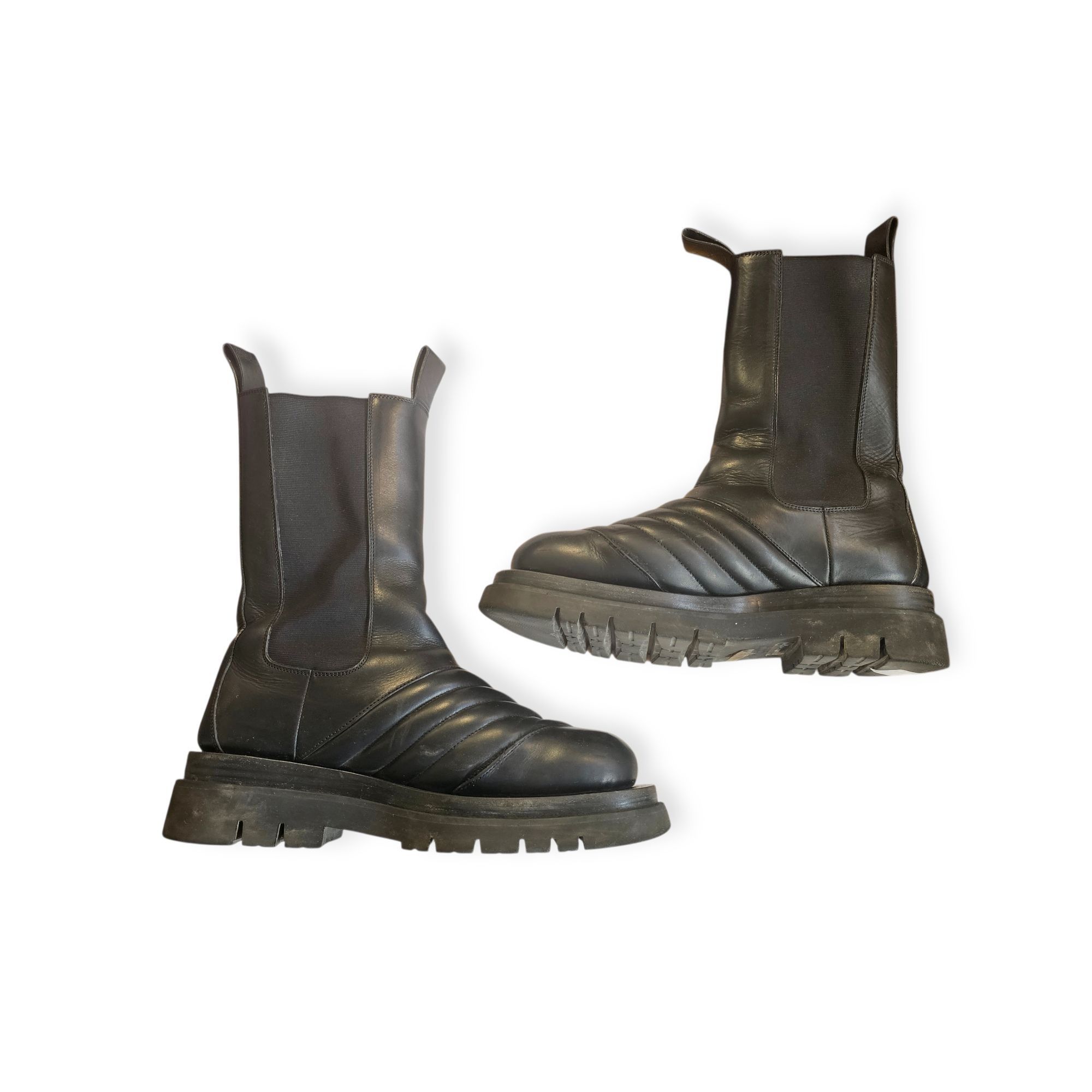 Bottega Veneta High Frequency Biker Boots Size US 8 / EU 41 - 3 Thumbnail