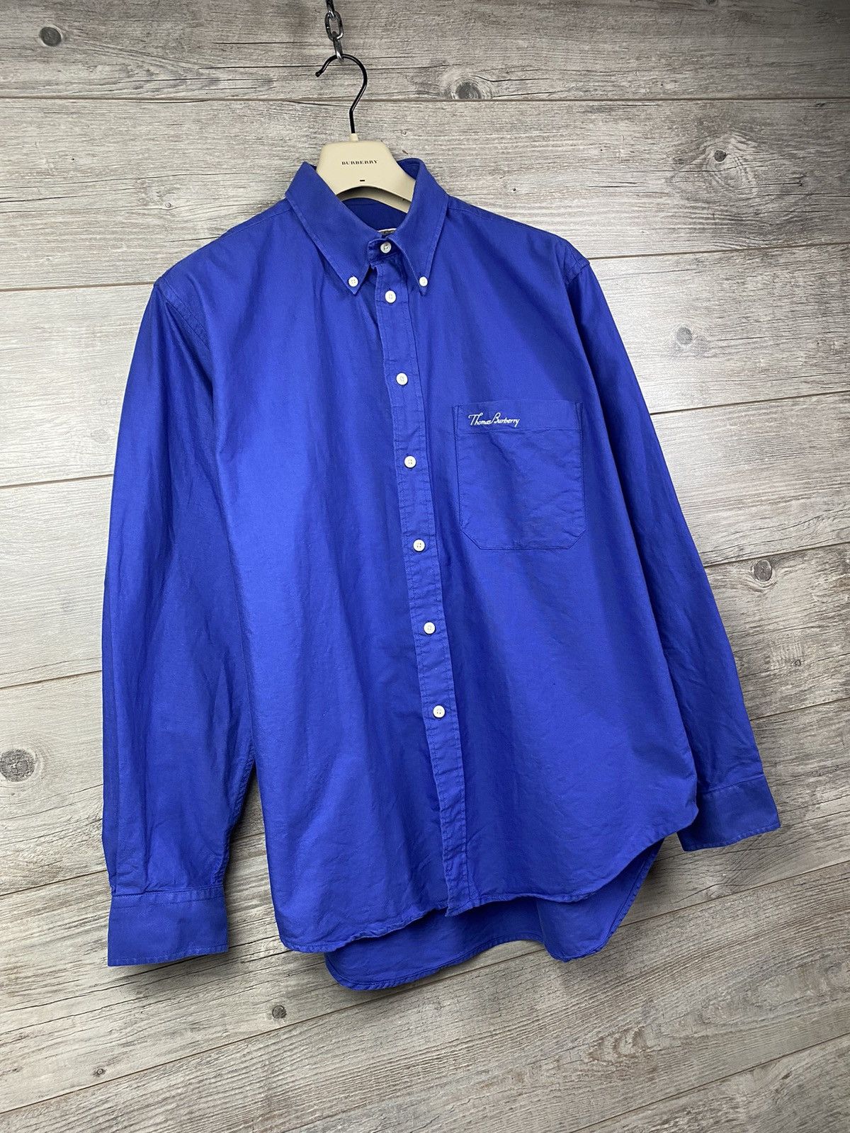 Burberry Thomas Burberry Long Sleeve Shirt Size XL Size US XL / EU 56 / 4 - 1 Thumbnail