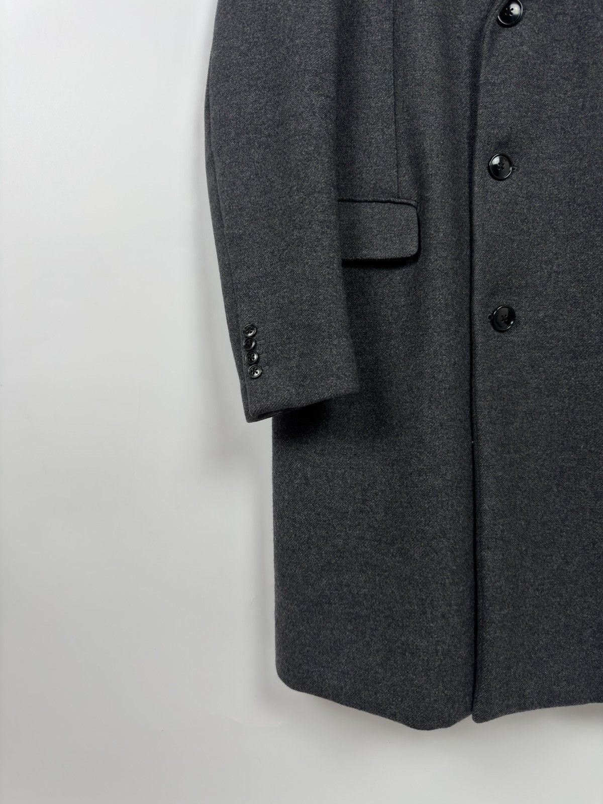 Hermes Hermes Heavy Wool Black-Grey Coat Size US M / EU 48-50 / 2 - 3 Thumbnail