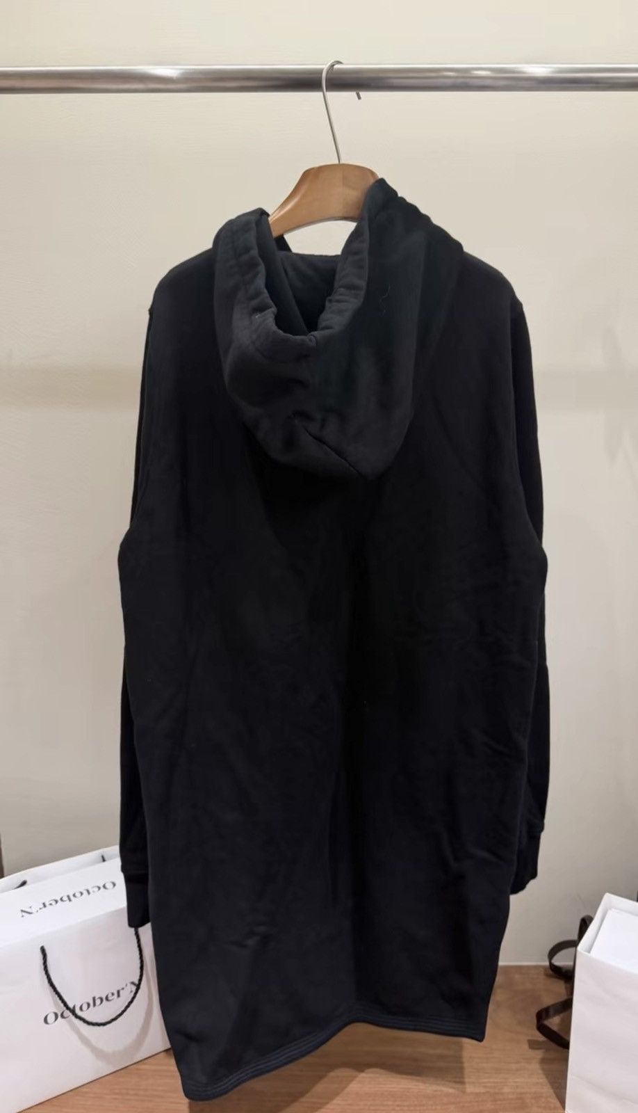 Rick Owens Rick Owens RO Long Hooded Sweatshirt Size US M / EU 48-50 / 2 - 2 Thumbnail