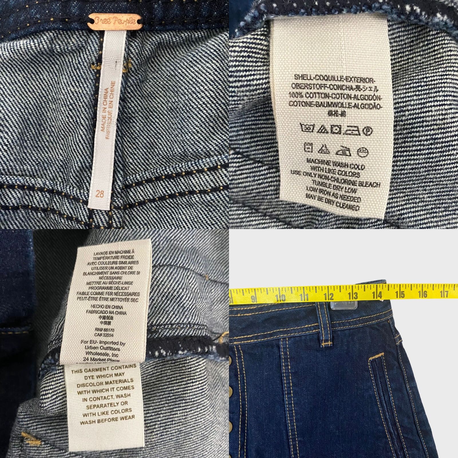 Free People **Free People Blue Denim High Waisted Mini Skirt Women's Size 28** User: **Free People Blue Denim High-Waisted Mini Skirt Size 28** Size 28" / US 6 / IT 42 - 8 Thumbnail