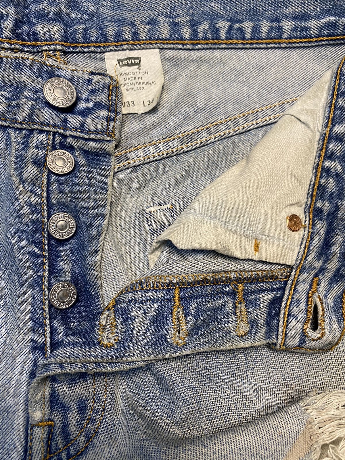 Vintage Levis 501 Size US 33 - 13 Thumbnail