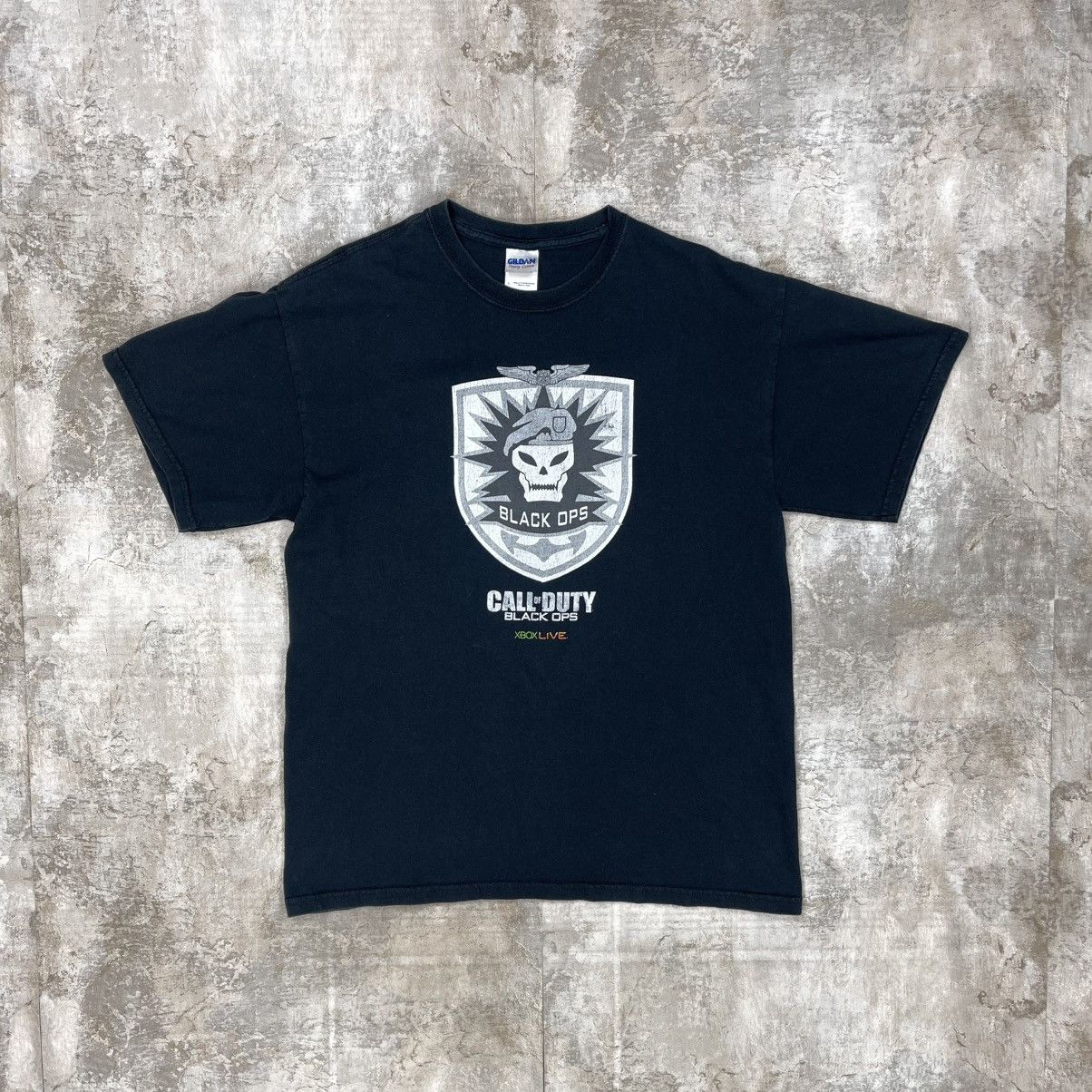 Vintage 2010 CALL OF DUTY BLACK OPS PROMO TEE GAME XBOX Size US L / EU 52-54 / 3 - 1 Thumbnail