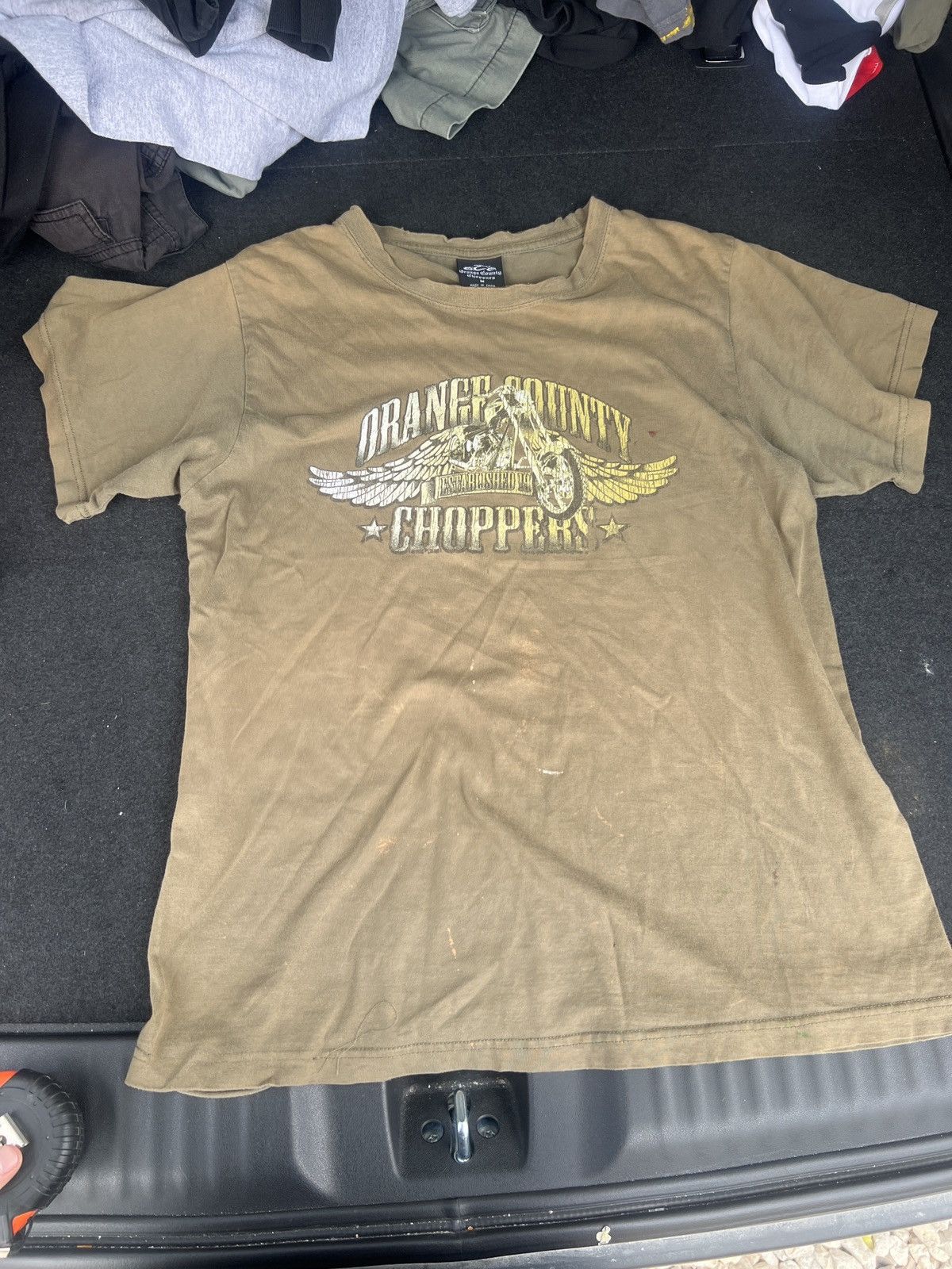 Other × Vintage Dark green Orange County chopper with the bike graphic Size US M / EU 48-50 / 2 - 1 Thumbnail