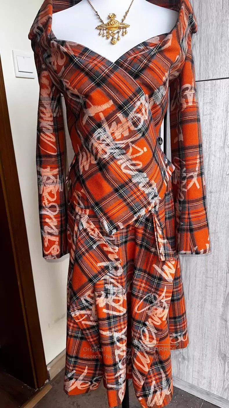 Vivienne Westwood Vivienne Westwood Orange Graffiti Suit Size M / US 6-8 / IT 42-44 - 2 Thumbnail