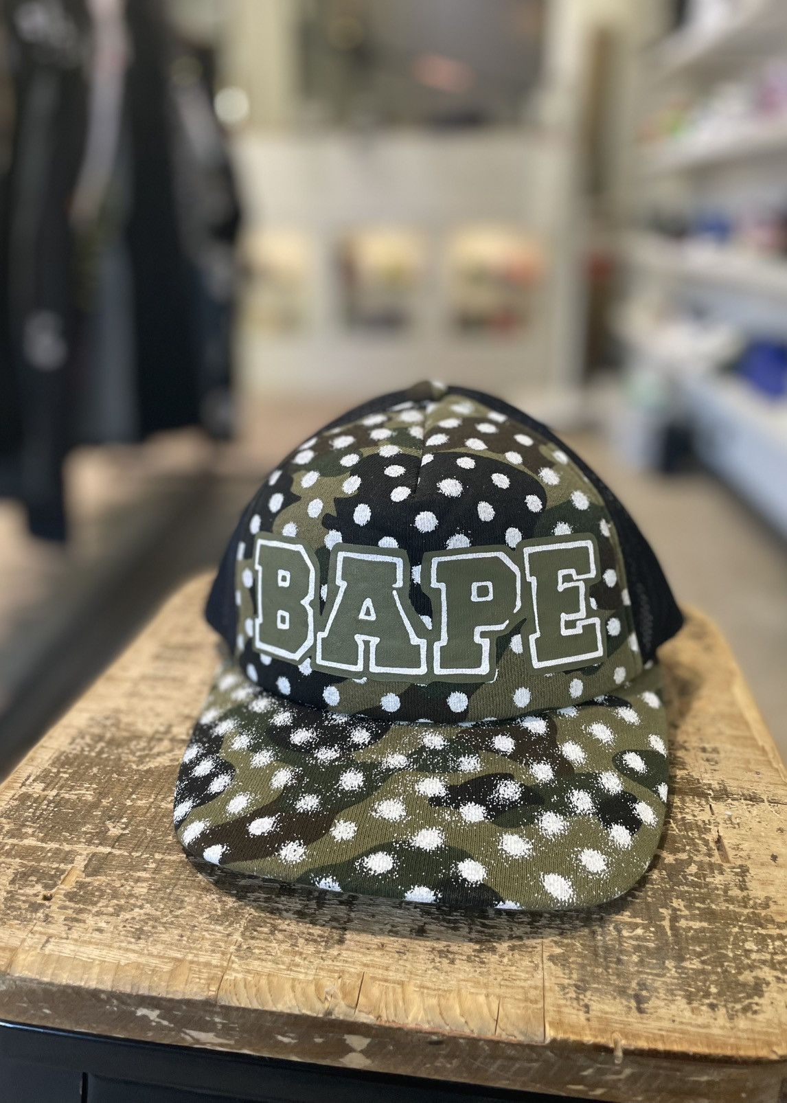 Bape BAPE x Joshua Vides Green Mesh Cap Size ONE SIZE - 3 Thumbnail