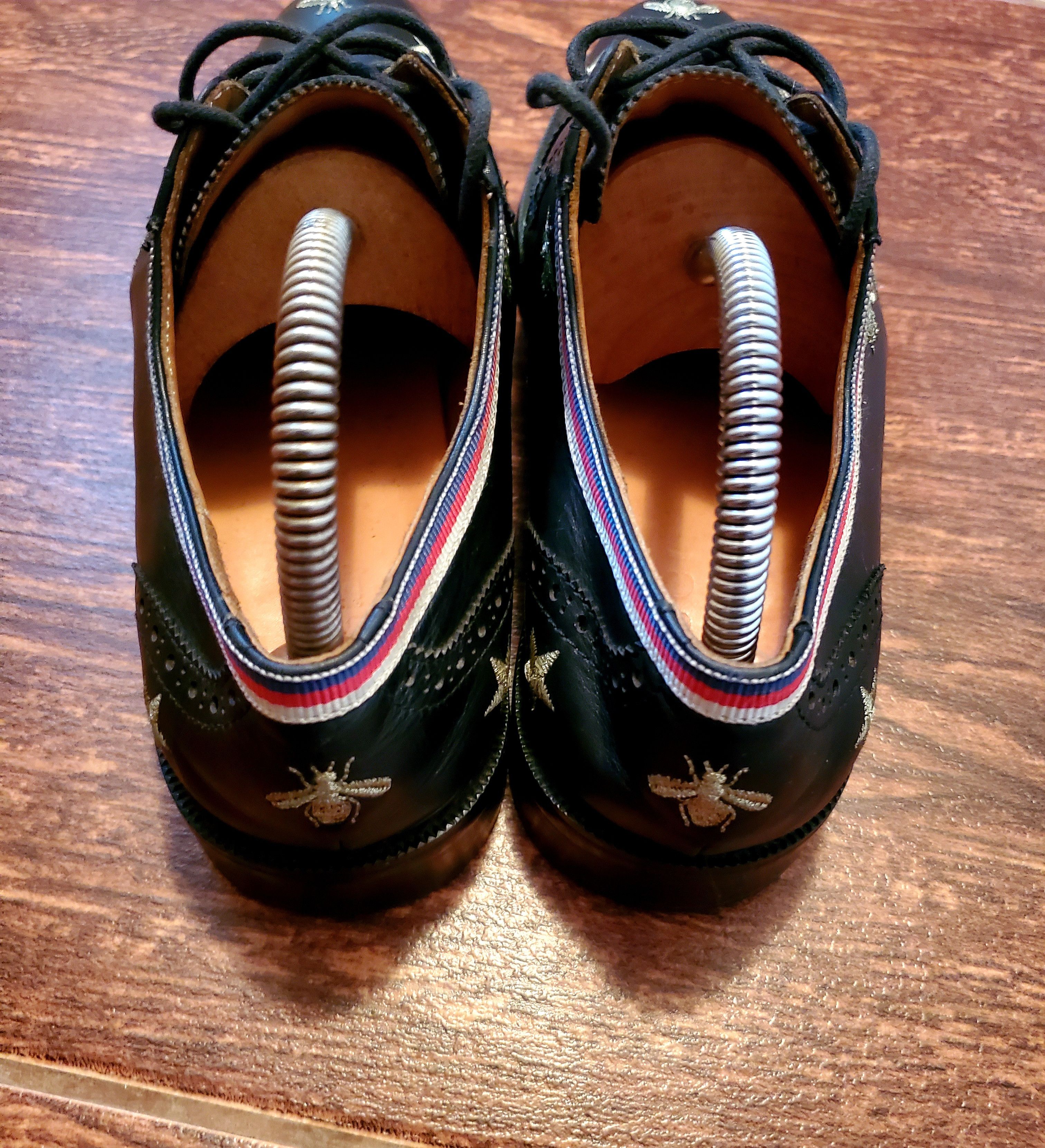 Gucci GUCCI Leather Embroidered Brogue Shoes perfect condition Size US 6.5 / EU 39-40 - 6 Thumbnail