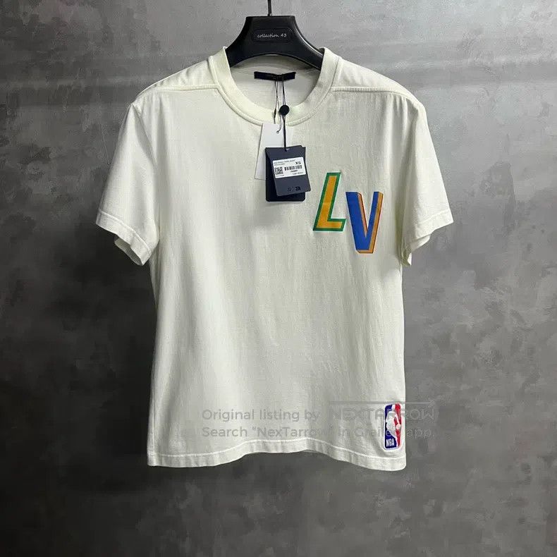 Louis Vuitton Louis Vuitton White Logo monogram print T-shirt short slee Size US XS / EU 42 / 0 - 1 Thumbnail
