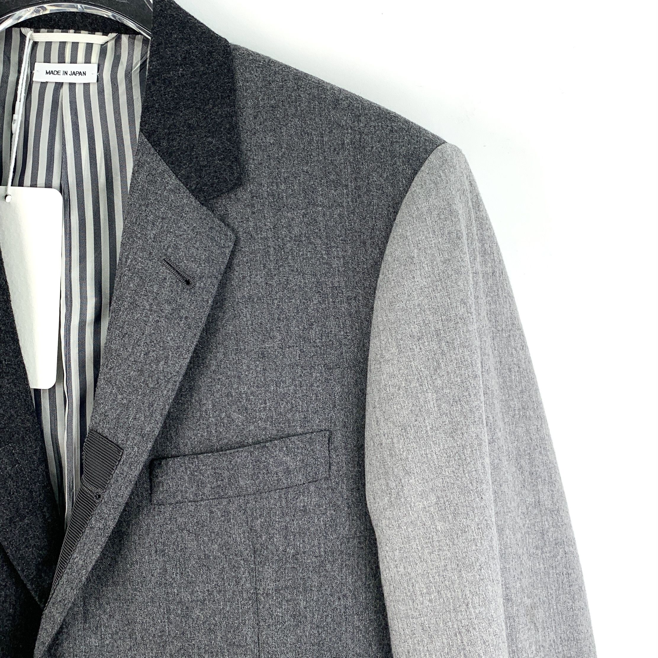 Thom Browne Thom Browne Colorblock Wool Blazer (Size 1) Size 40R - 6 Thumbnail