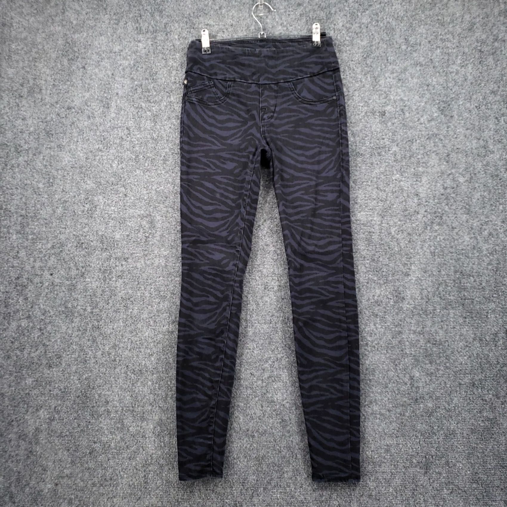 Vintage Rock & Republic Jeans Women 2 Black RX Slimming Denim Cure Fever Pull On Jegging Size 26" / US 2 / IT 38 - 2 Thumbnail