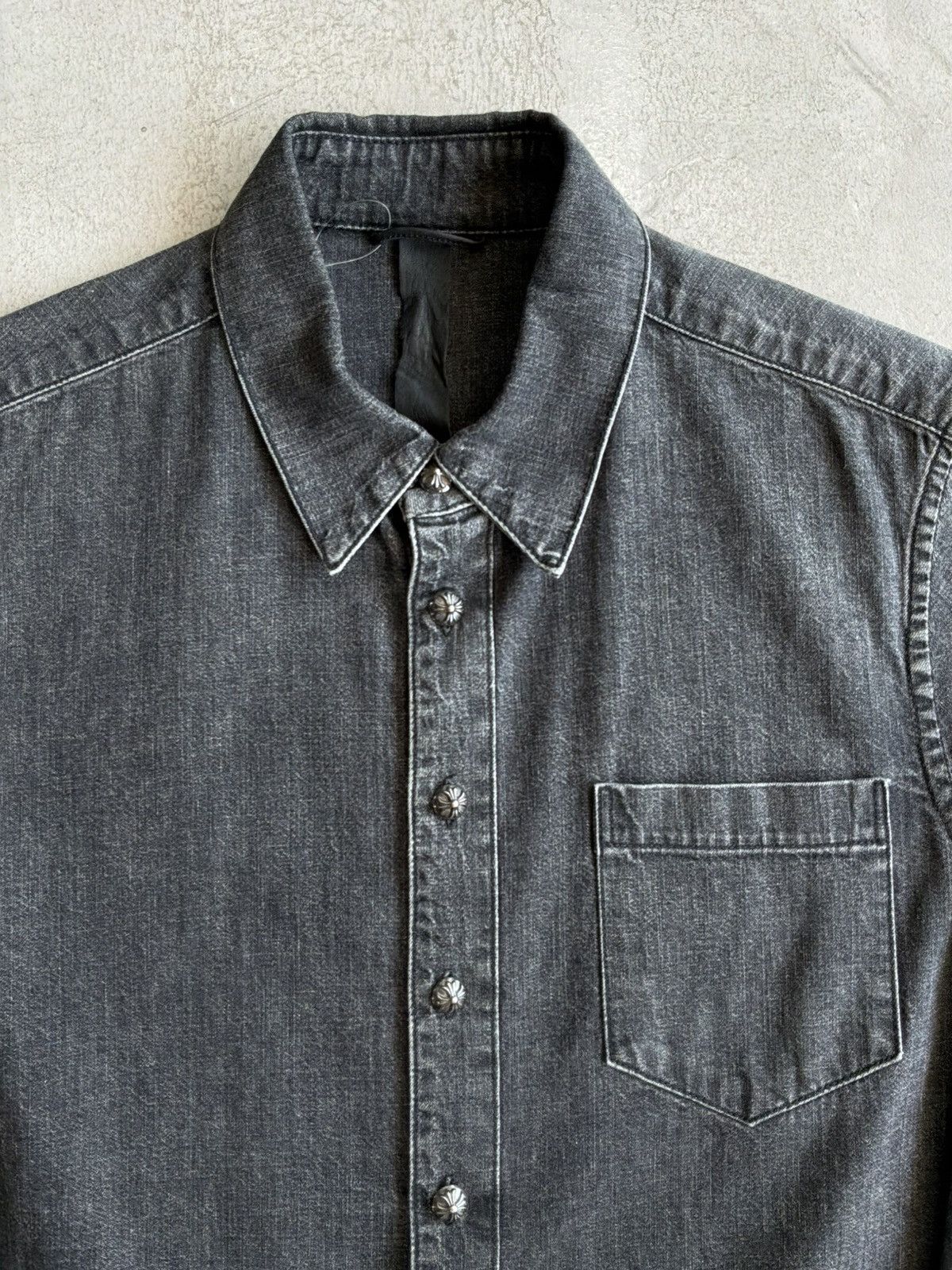 Chrome Hearts Chrome Hearts - Selvedge Denim Workdog Shirt Size US M / EU 48-50 / 2 - 4 Thumbnail