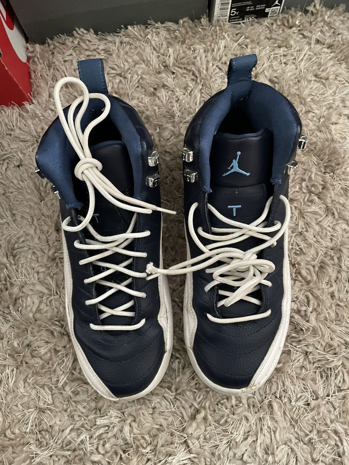 Jordan Brand Jordan 12 Obsidian Size US 6.5 / EU 39-40 - 5 Thumbnail