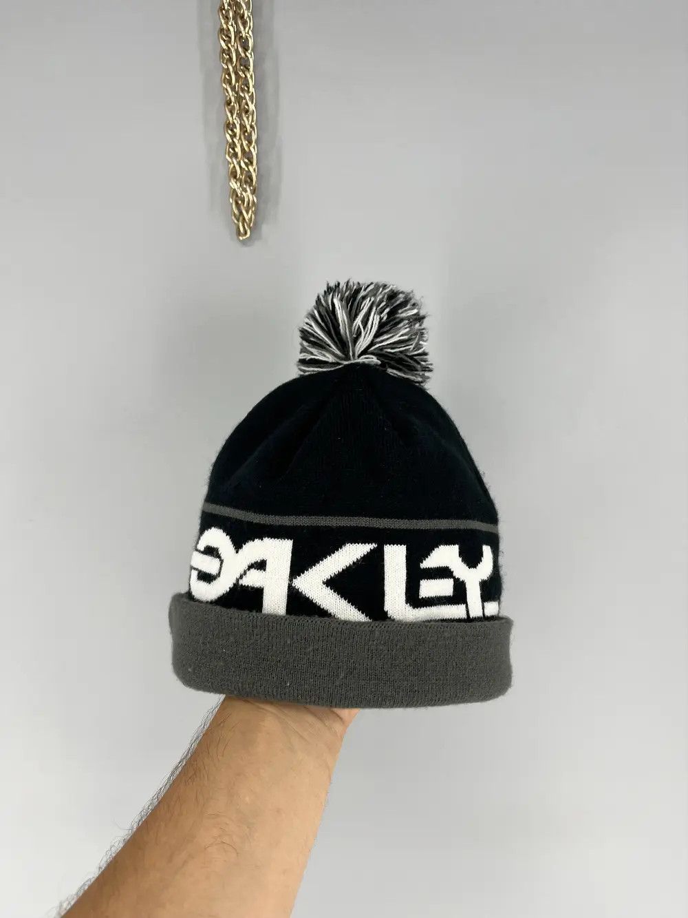 OAK Vintage Y2K Oakley Beanie Hat GorpCore Style Mountain Size ONE SIZE - 3 Thumbnail