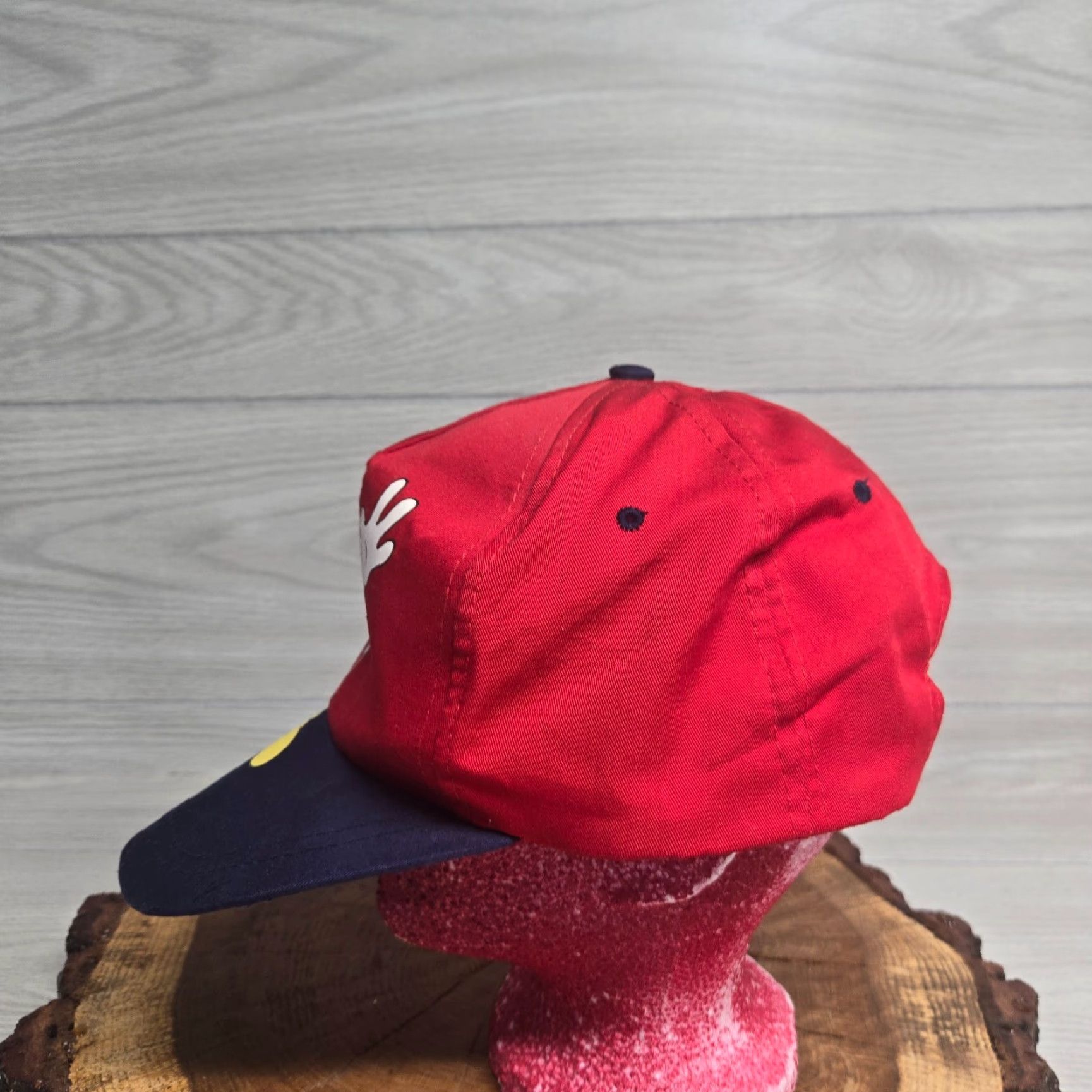 Disney Disney Adult’s Mickey Mouse Hat – Snap Back Baseball Cap Dad Hat Hat Men Red Cotton Adjustable Vintage: No (if must) Size ONE SIZE - 2 Thumbnail
