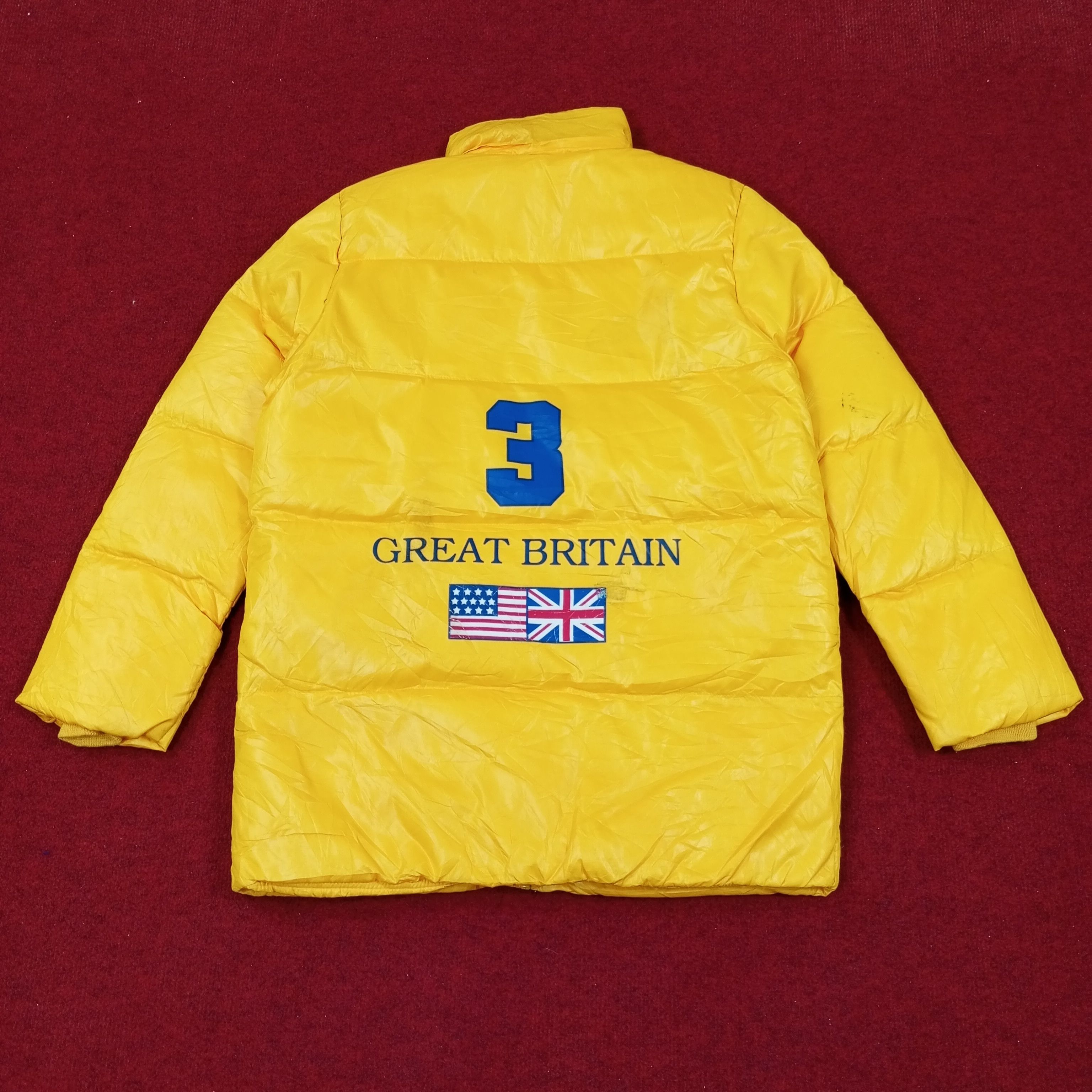 Polo Ralph Lauren × Vintage Polo By Ralph Lauren Great Britain Design Puffer Jacket Size US S / EU 44-46 / 1 - 1 Thumbnail
