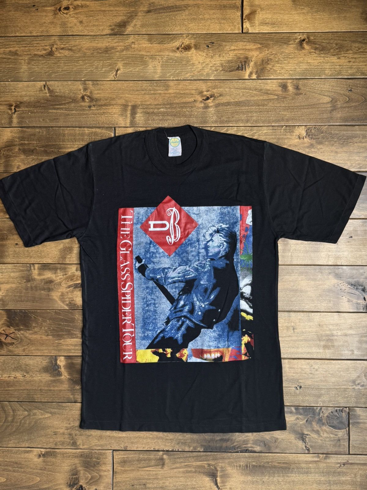 Vintage Rare Vintage David Bowie 80s Tour Band Tee Single Stitch Size US L / EU 52-54 / 3 - 1 Thumbnail
