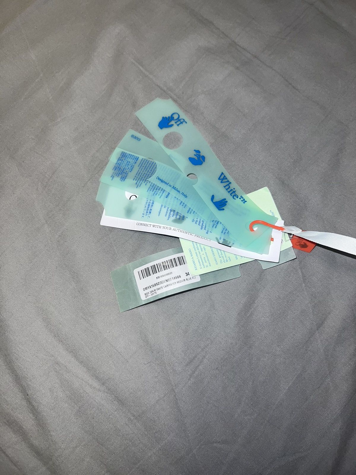 Off-White Off-White Bees Carpenter Jeans Size US 34 / EU 50 - 16 Thumbnail