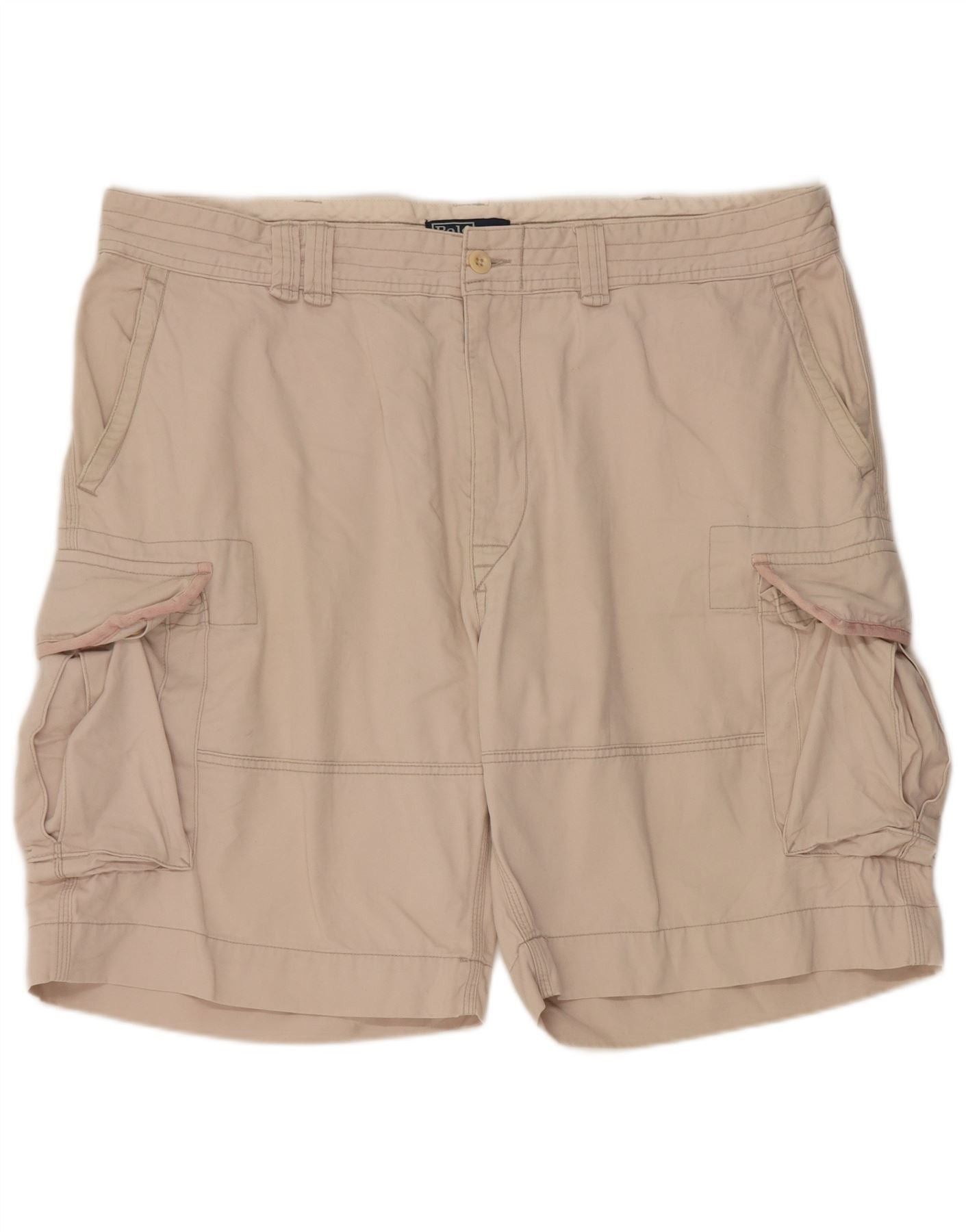 Ralph Lauren Mens Cargo Shorts W40 XL Beige Cotton Size US 40 / EU 56 - 1 Thumbnail