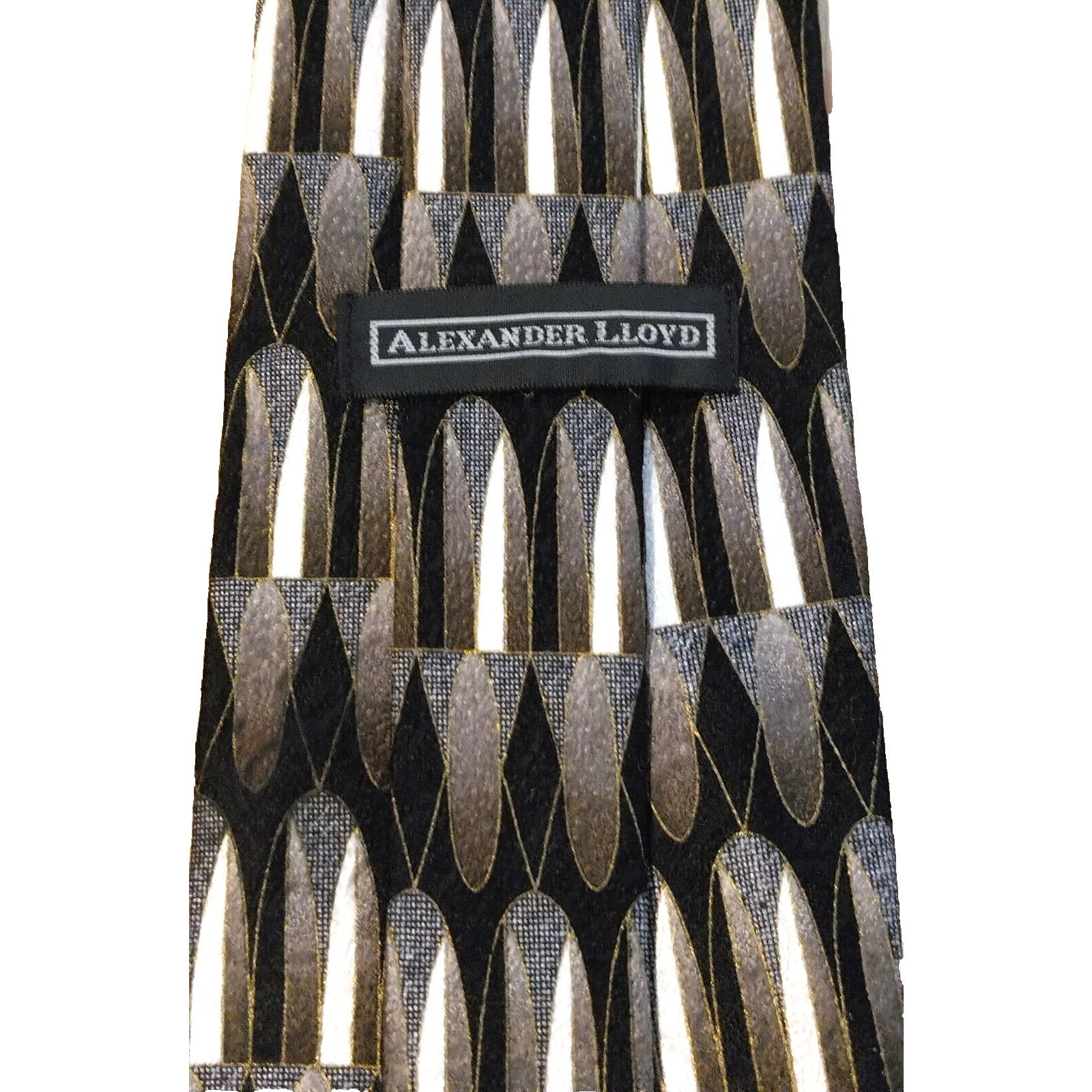 The Unbranded Brand Alexander Lloyd X Long Silk Tie Rare Formal Fancy Dress Tie Size ONE SIZE - 3 Thumbnail