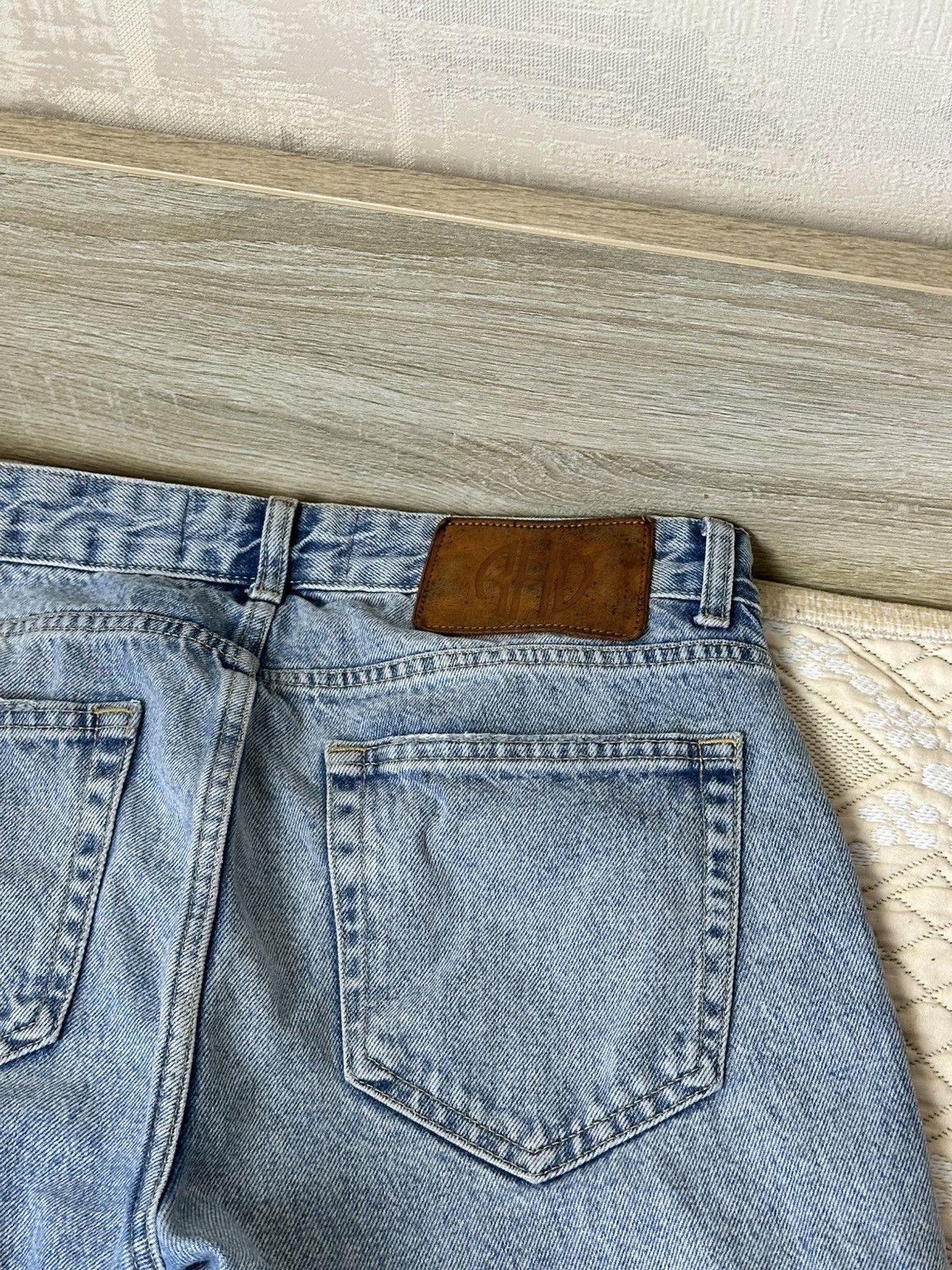 Rhude × Zara 🔥 Zara x Rhude Rhuigi Jeans Distressed Denim Pants Blue Size US 32 / EU 48 - 4 Thumbnail