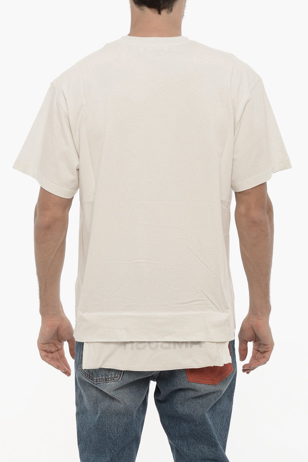 Ambush Design og1mm0925 Crewneck T-Shirt in White Size US L / EU 52-54 / 3 - 2 Thumbnail