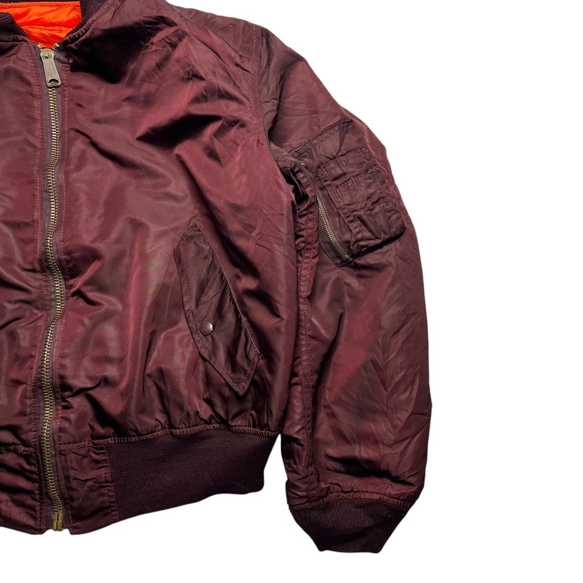 Alpha Industries VINTAGE ALPHA INDUSTRIES MA 1 BOMBER JACKET Size US XL / EU 56 / 4 - 3 Thumbnail