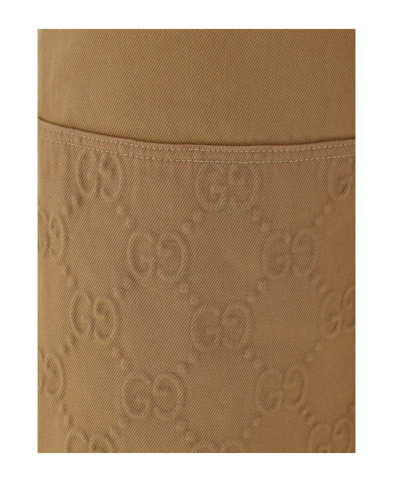 Gucci o1loc1c0226 771458 Organic Denim Pant With GG Detail Size US 34 / EU 50 - 4 Thumbnail