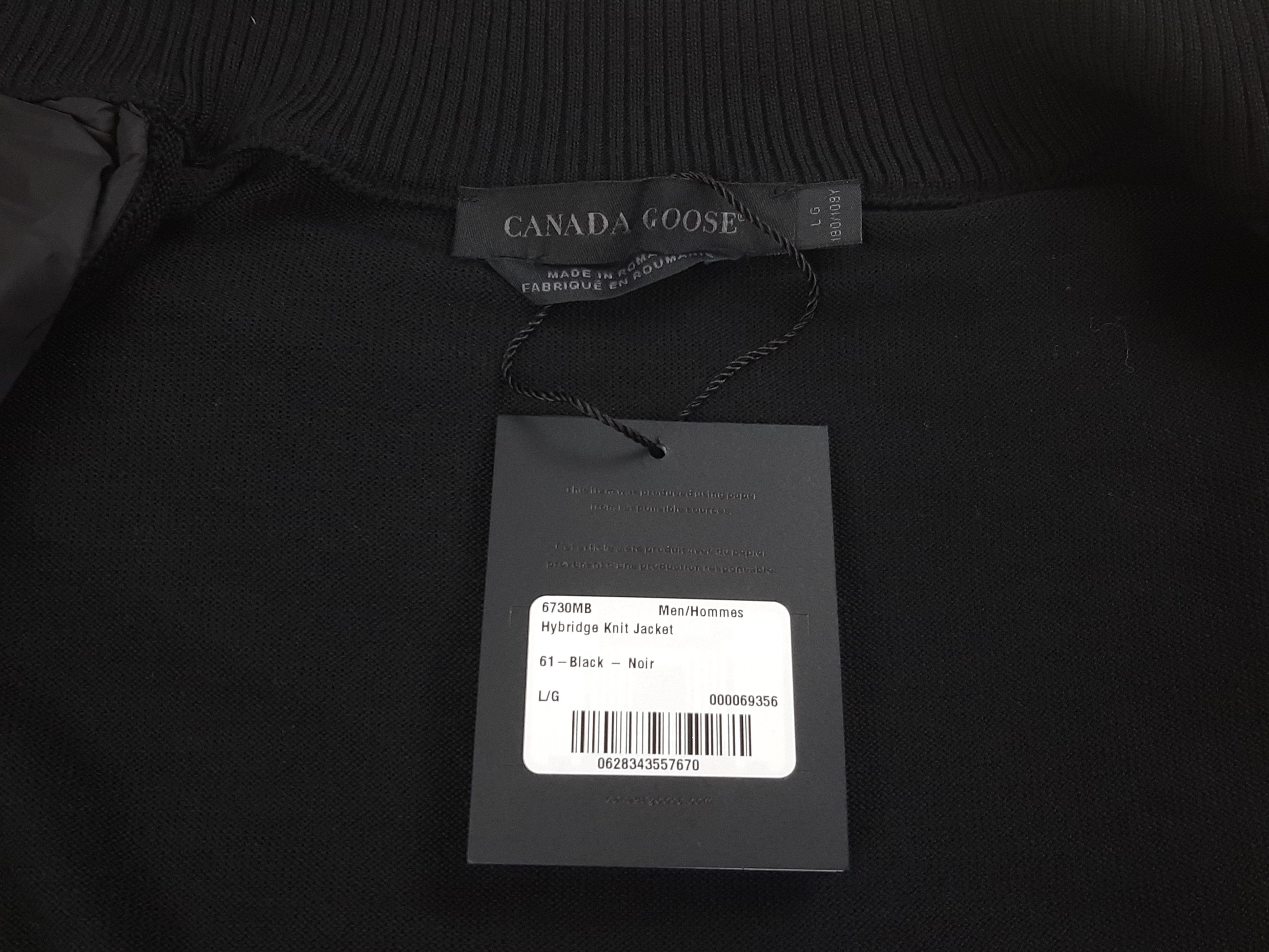 Canada Goose Canada Goose HyBridge Knit Jacket Men's Size L Wool Down Size US L / EU 52-54 / 3 - 14 Thumbnail