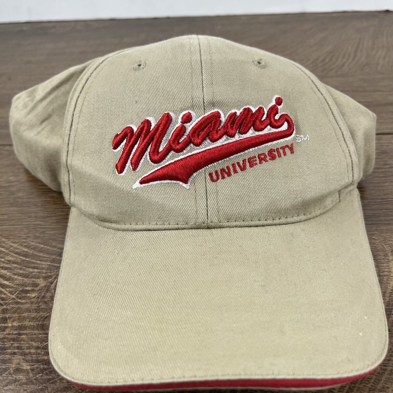 Other Miami Redhawks Hat Miami University Brown Cap Adjustable Bro Size ONE SIZE - 5 Thumbnail