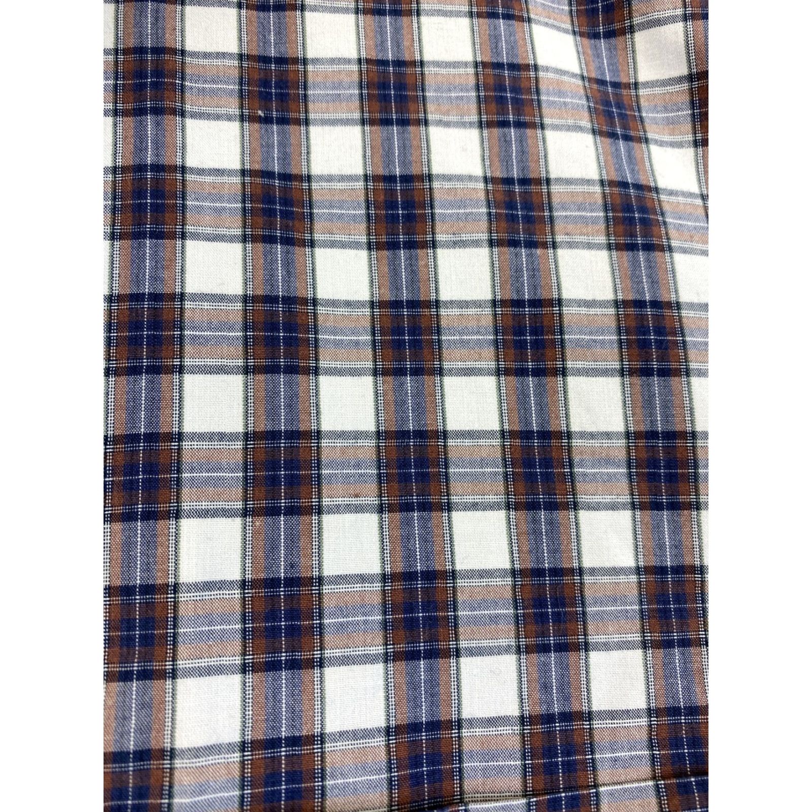 Croft & Barrow Croft & Barrow Dress Shirt Plaid 2XL Men Long Sleeve Button-Down Casual Formal Classic Twist Glen Plaid Blue 80-16 Mens Size US XXL / EU 58 / 5 - 5 Thumbnail